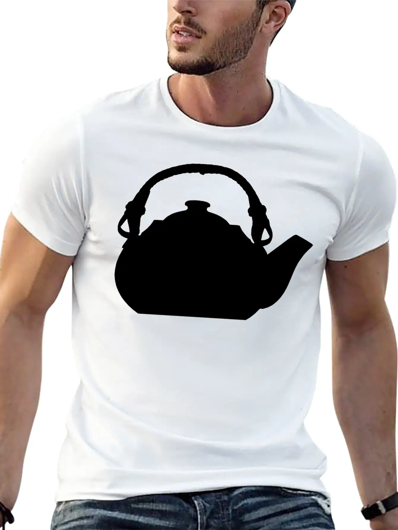 Classic Teapot Basic Graphic T-Shirt – Daily Comfort In Soft Cotton