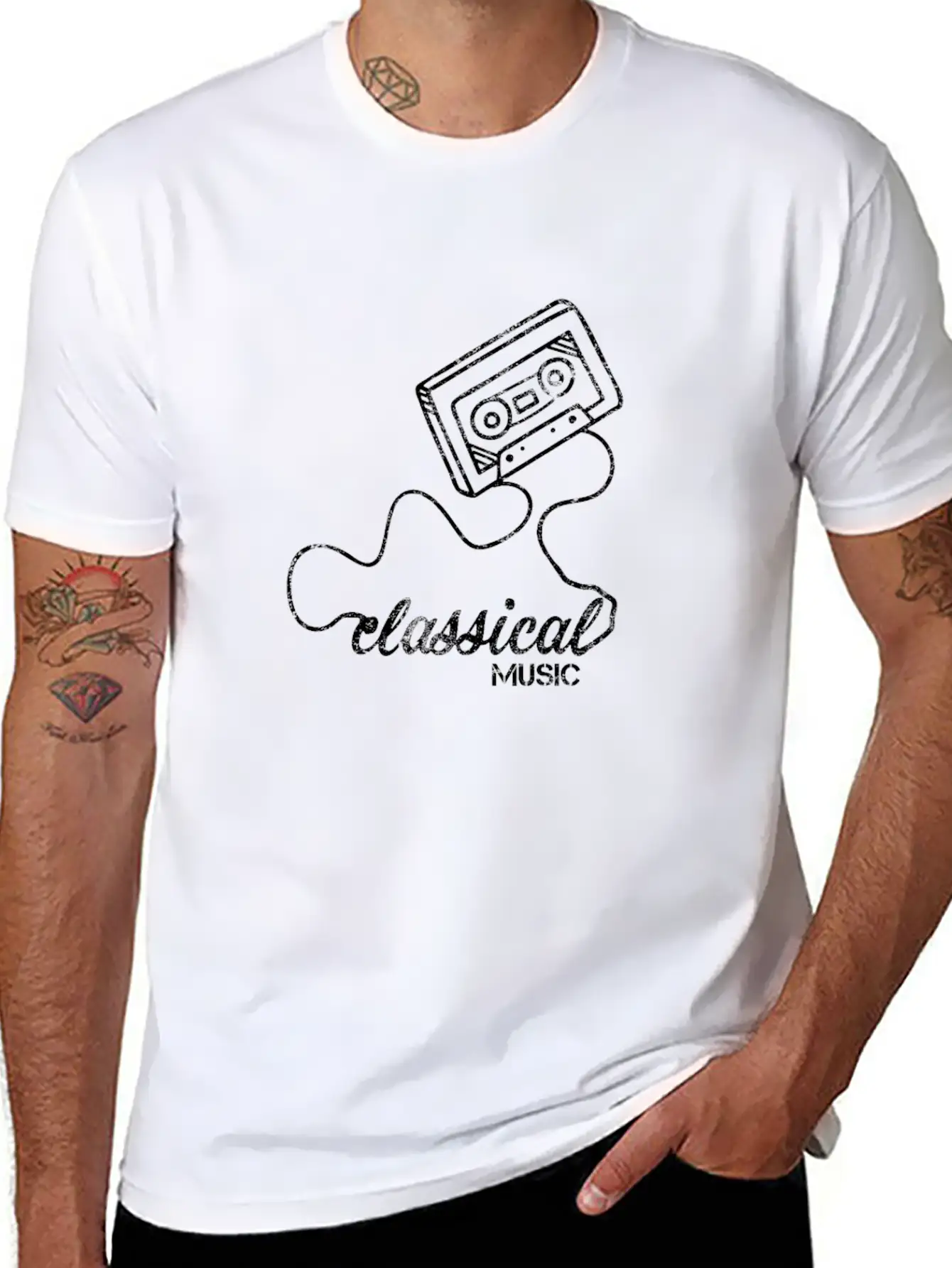 Classical Music Basic Graphic T-Shirt – Daily Comfort In Soft Cotton