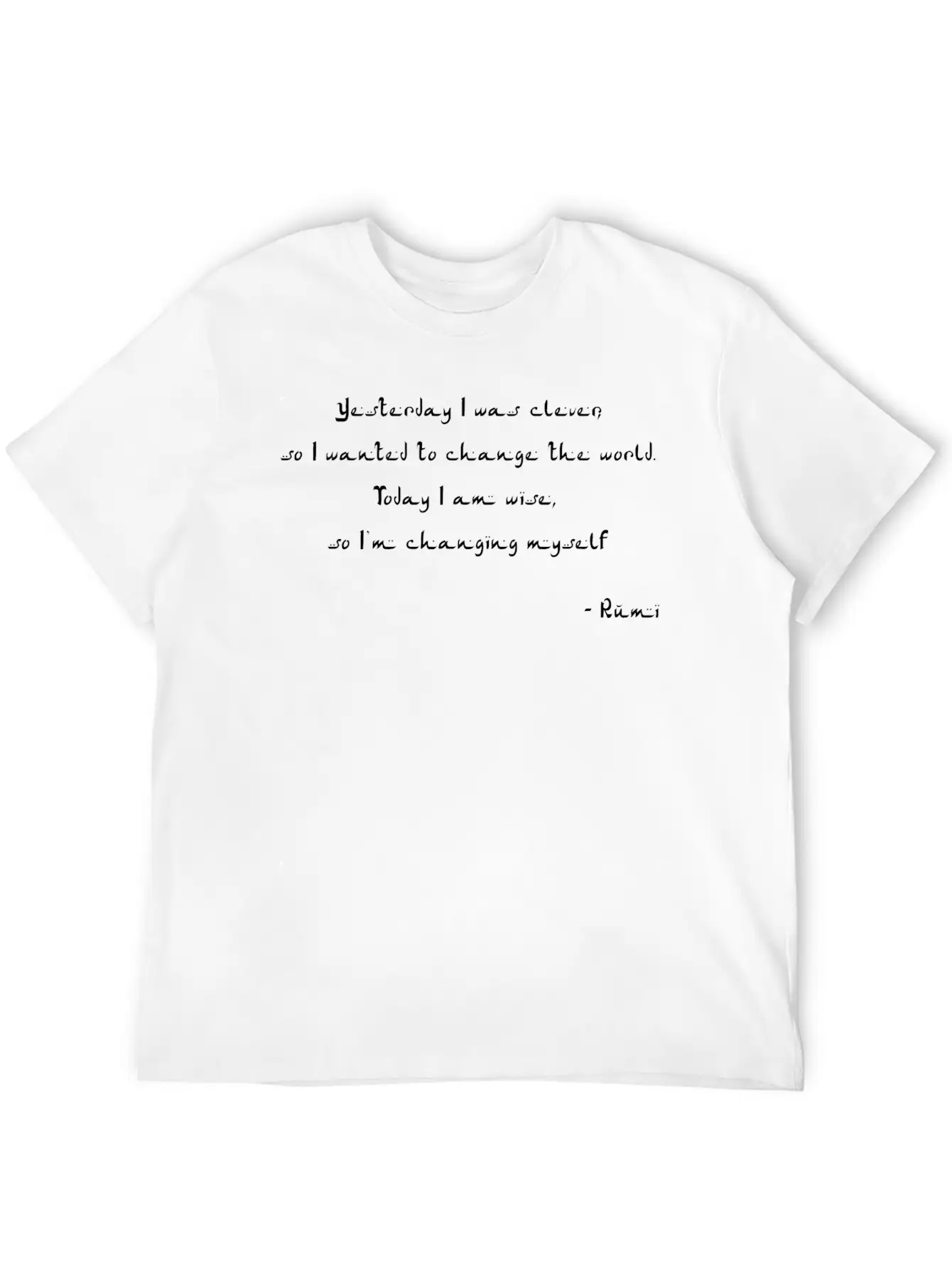 Clever And Wise Inverse Lightweight Cotton T-Shirt – Daily Comfort Graphic Shirt