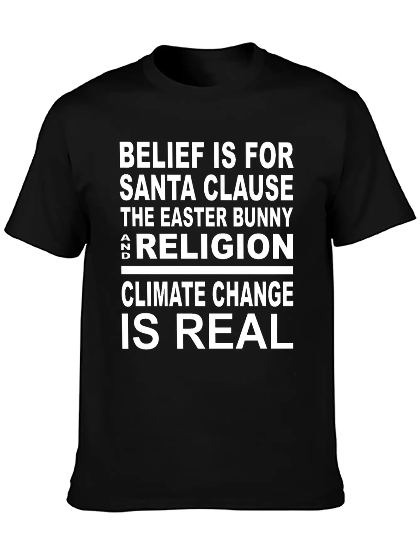 Climate Change Real Casual Graphic T-Shirt – Simple And Comfortable Daily Wear