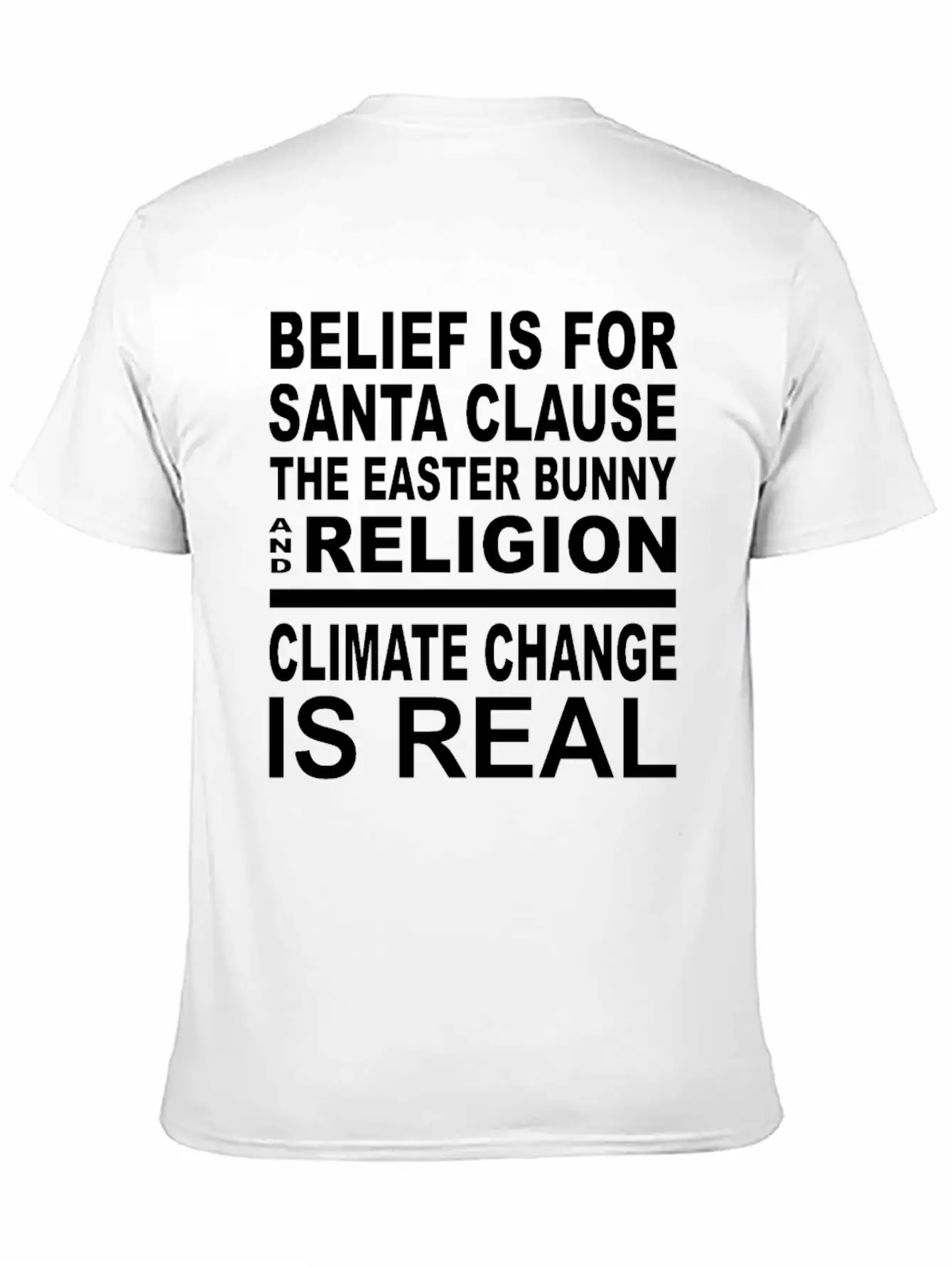 Climate Change Real Casual Graphic T-Shirt – Simple And Comfortable Daily Wear
