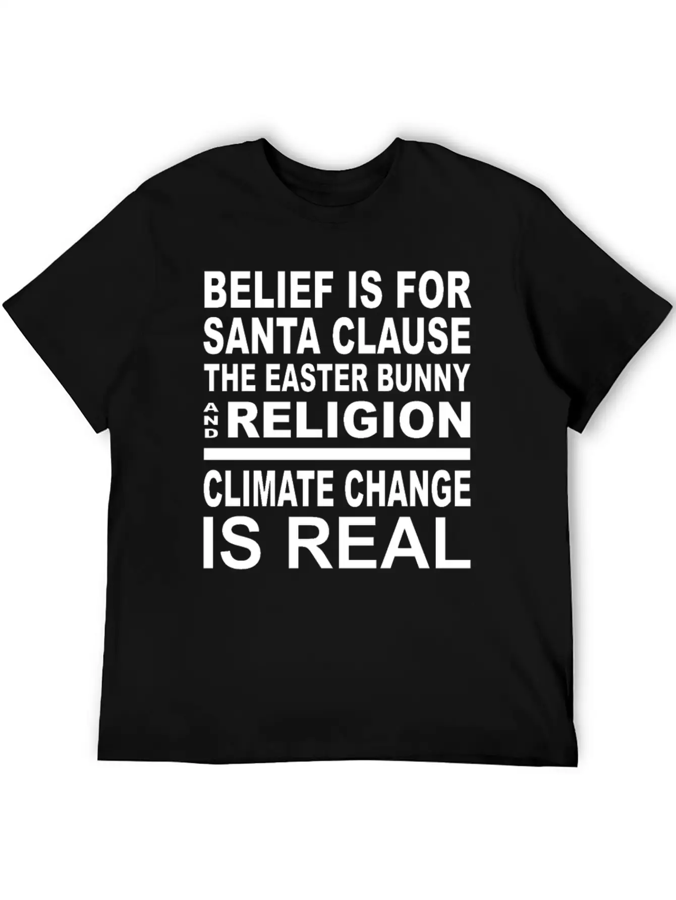 Climate Change Real Casual Graphic T-Shirt – Simple And Comfortable Daily Wear