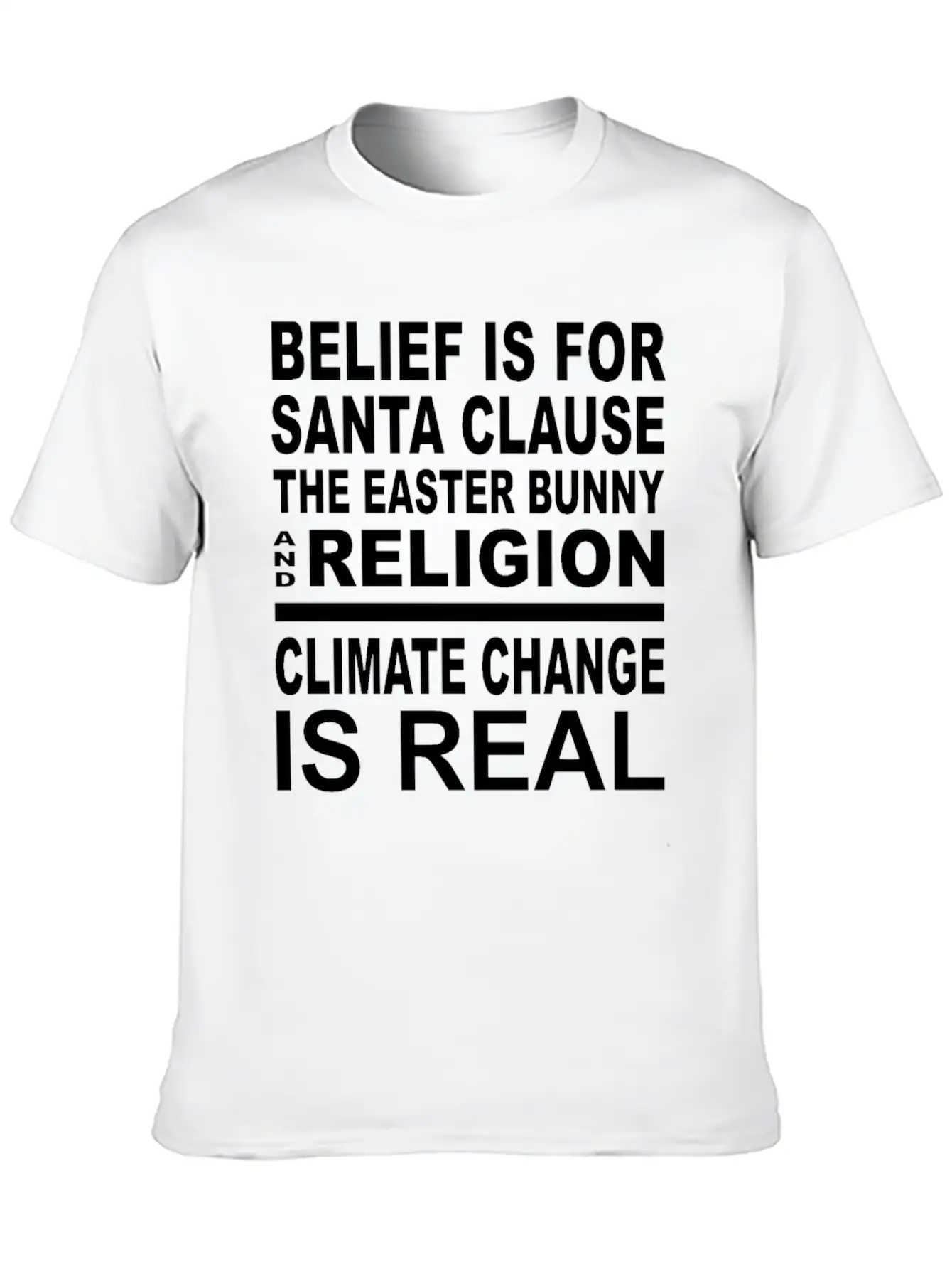 Climate Change Real Casual Graphic T-Shirt – Simple And Comfortable Daily Wear