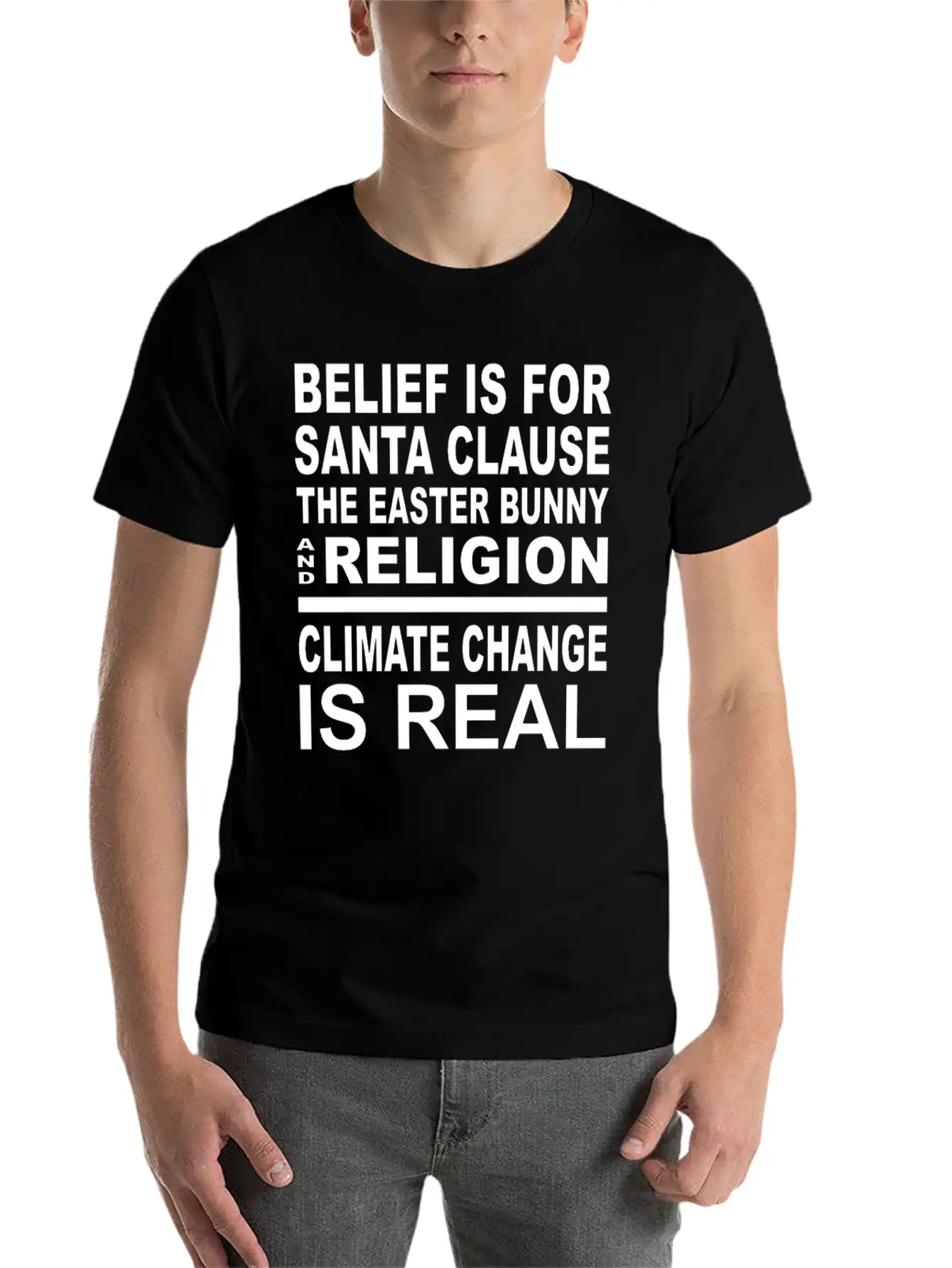 Climate Change Real Casual Graphic T-Shirt – Simple And Comfortable Daily Wear
