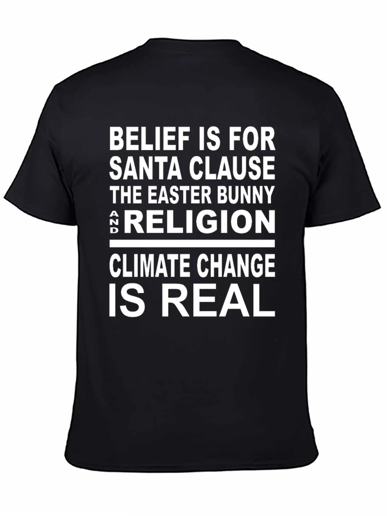 Climate Change Real Casual Graphic T-Shirt – Simple And Comfortable Daily Wear