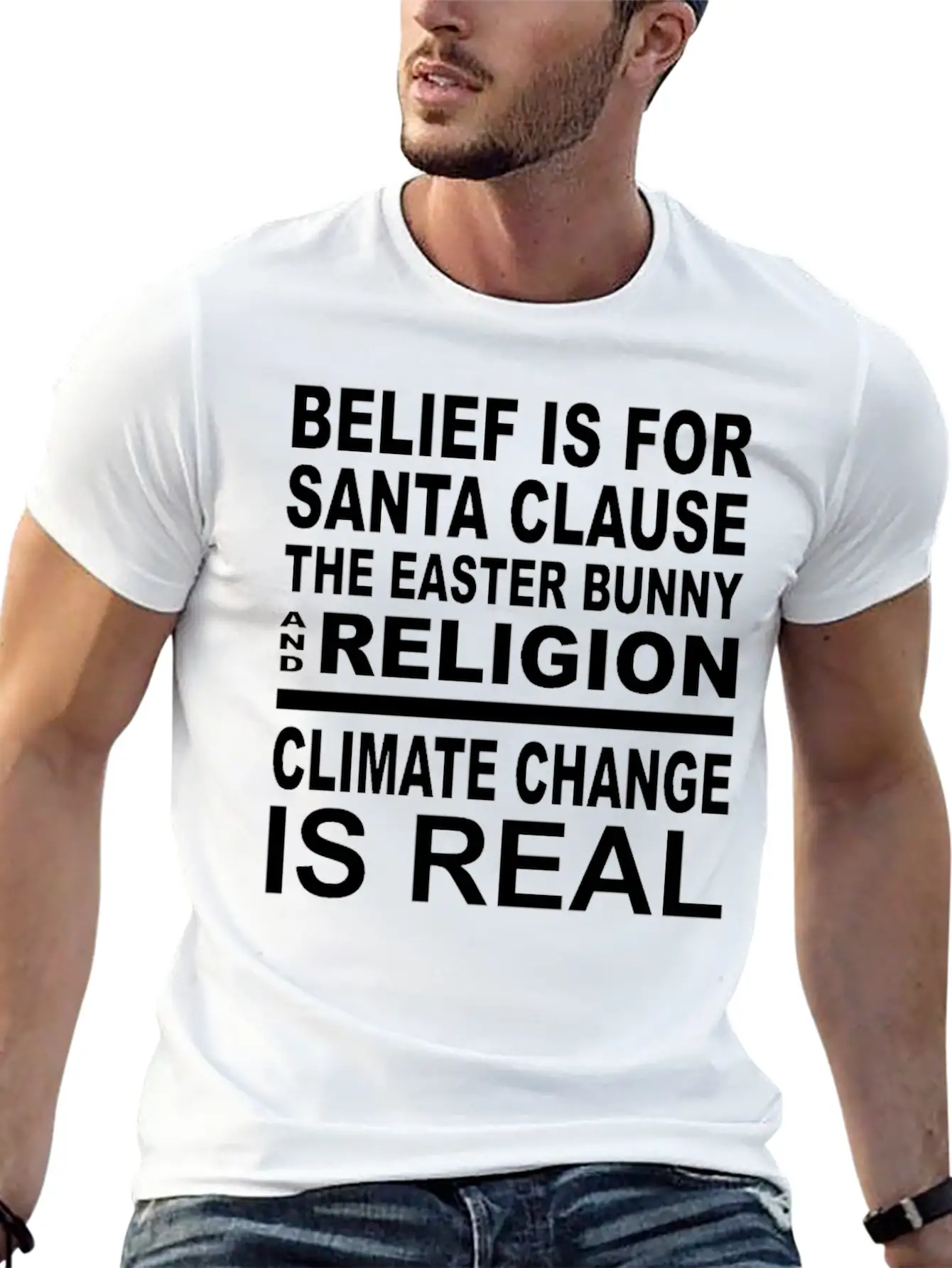 Climate Change Real Casual Graphic T-Shirt – Simple And Comfortable Daily Wear