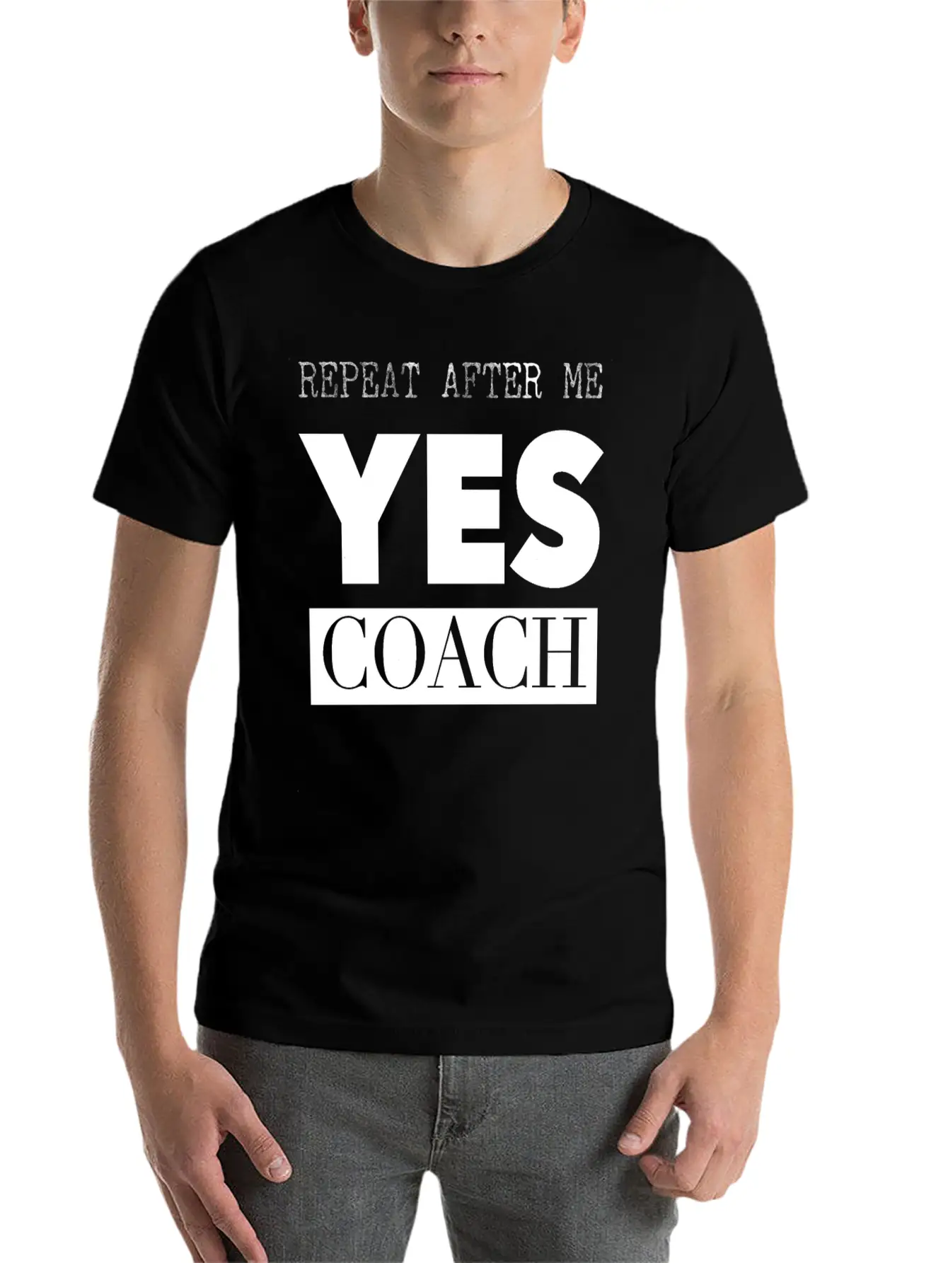Coach Product Funny Coach Gift Graphic Yes Coach Stylish Everyday T-Shirt – Unisex Basic Cotton Tee