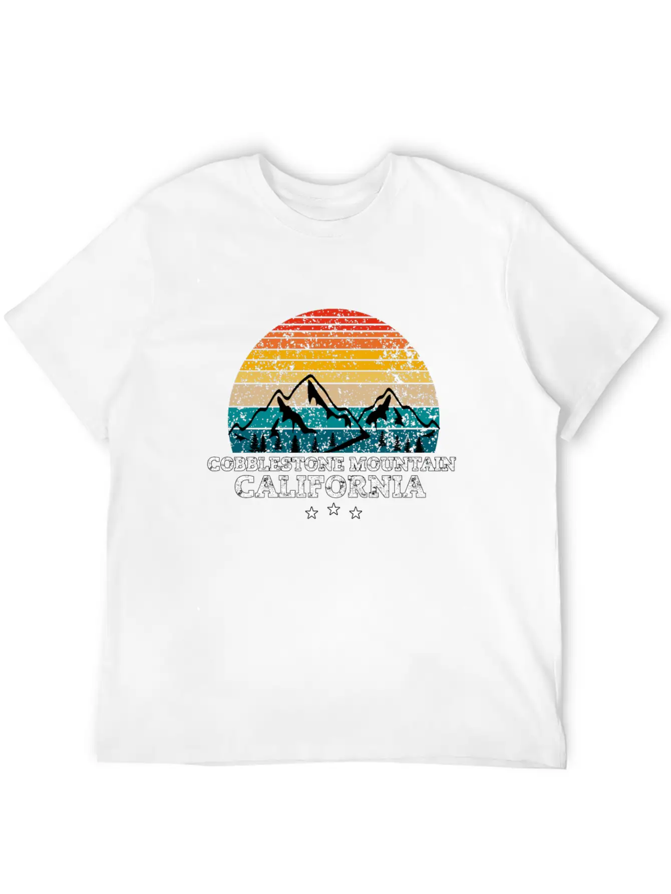 COBBLESTONE MOUNTAIN California Relaxed Everyday Tee – Lightweight And Durable Cotton
