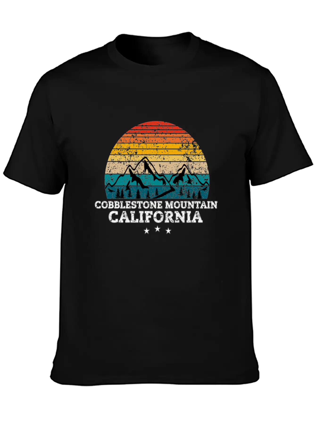 COBBLESTONE MOUNTAIN California Relaxed Everyday Tee – Lightweight And Durable Cotton
