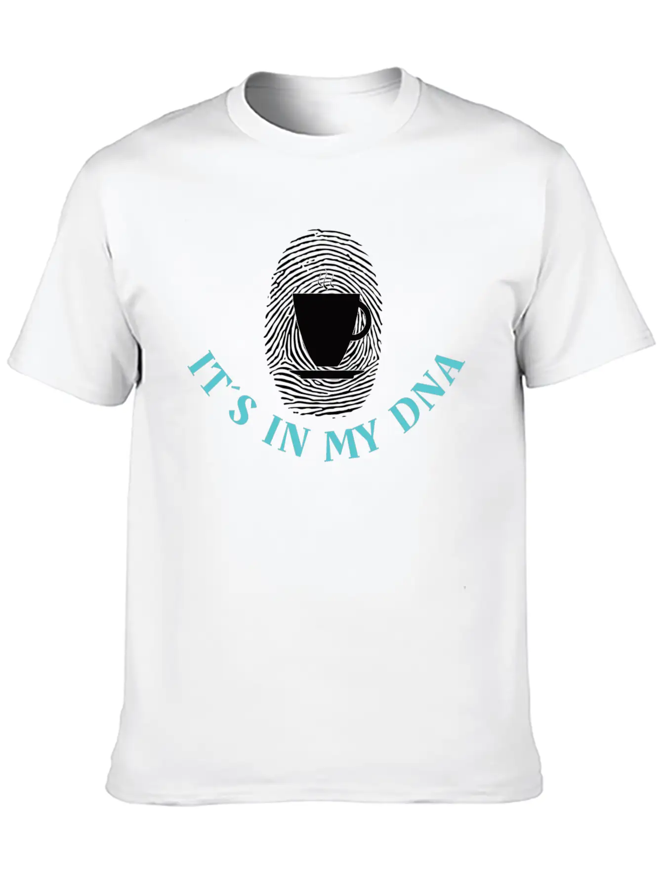 COFFEE: It´s In My DNA Basic Graphic T-Shirt – Daily Comfort In Soft Cotton