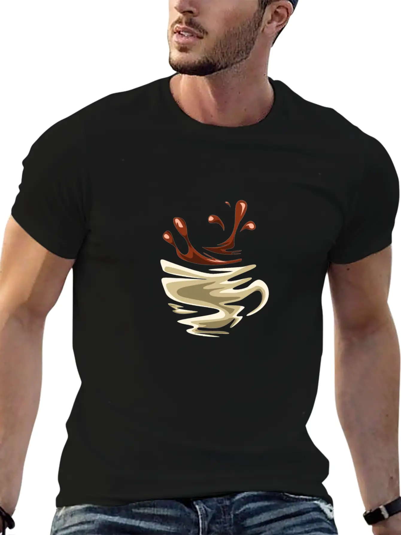 Coffee Lovers Gift Stylish Everyday T-Shirt – Unisex Basic Cotton Tee