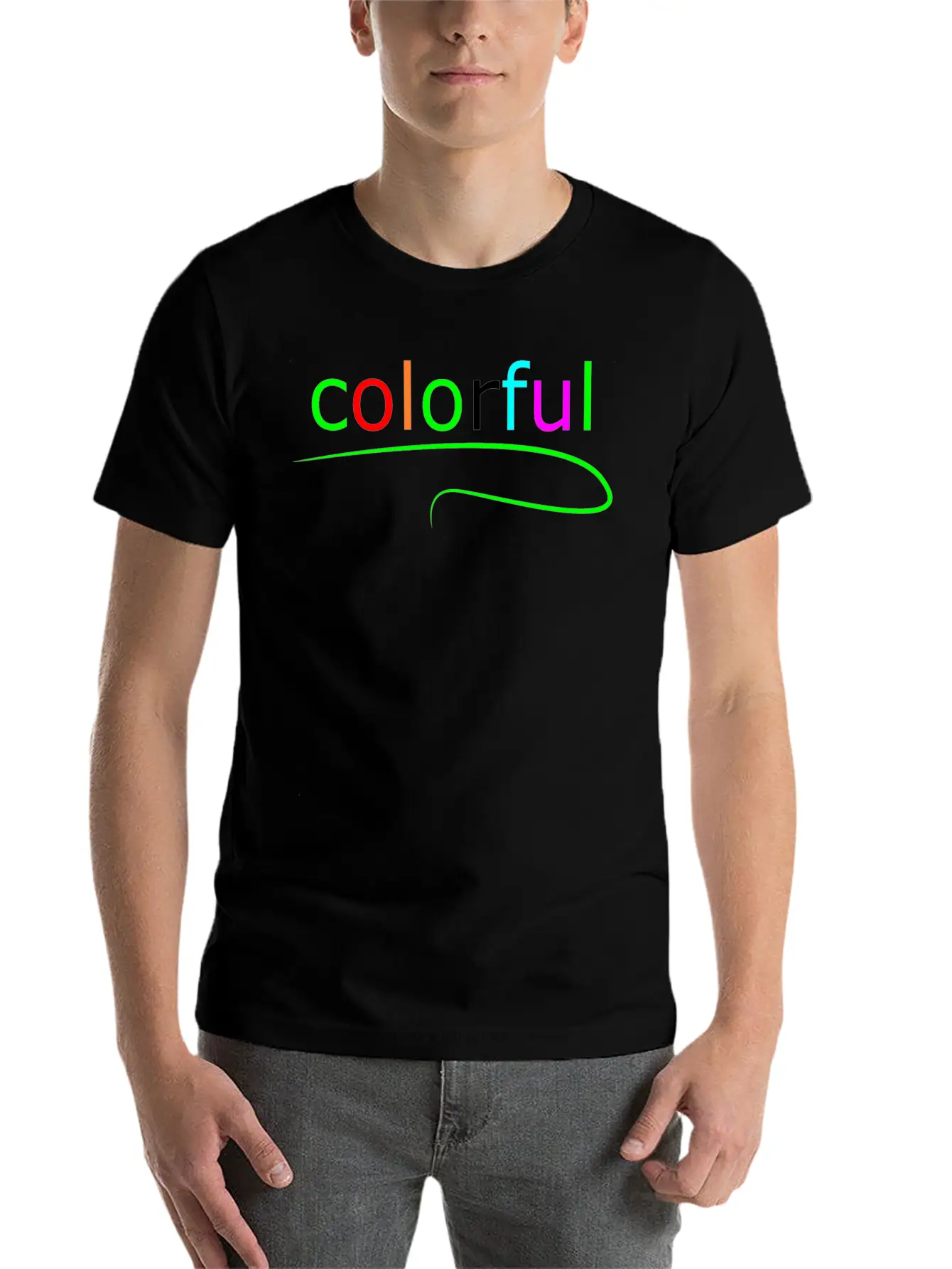 Colorful Basic Graphic T-Shirt – Daily Comfort In Soft Cotton