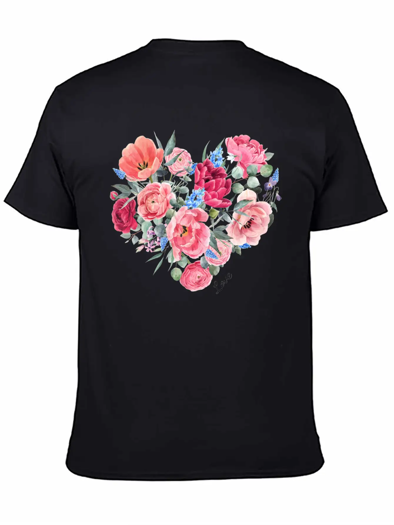 Colorful Cute Flowers Simple Everyday Graphic Tee – Lightweight Summer Wear