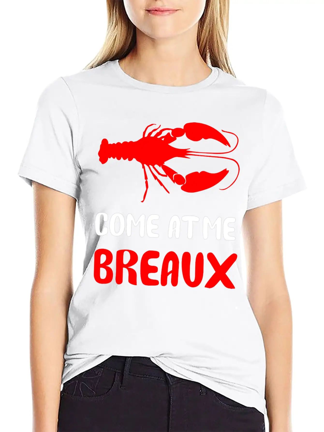 Come At Me Breaux Lightweight Cotton T-Shirt – Daily Comfort Graphic Shirt