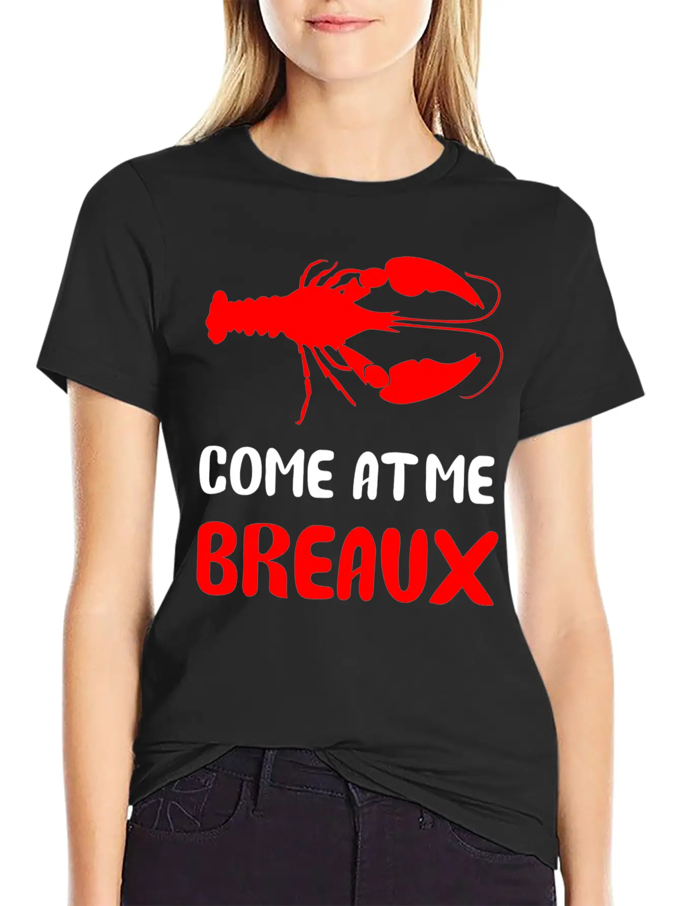 Come At Me Breaux Lightweight Cotton T-Shirt – Daily Comfort Graphic Shirt