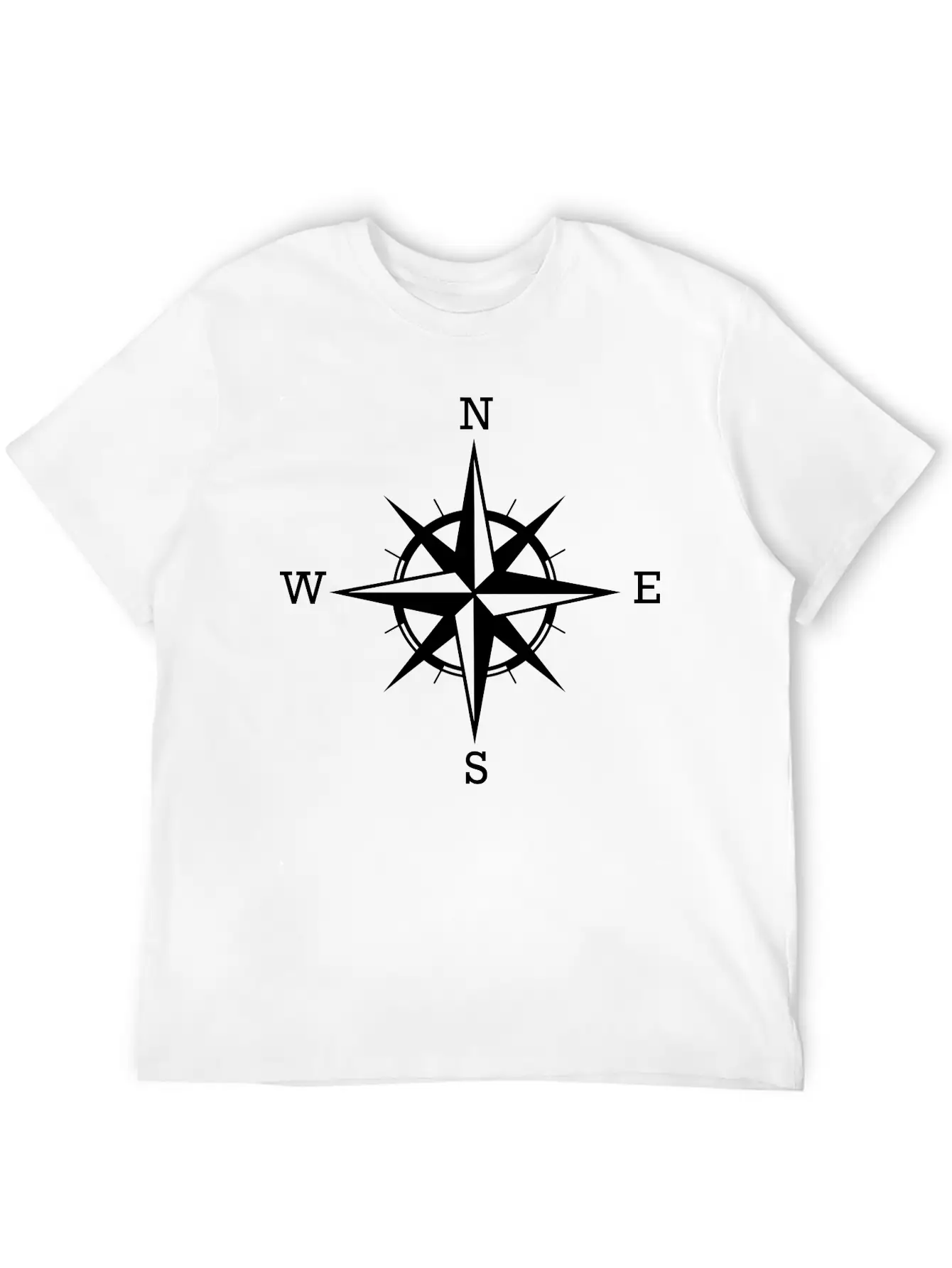 Compass Basic Graphic T-Shirt – Daily Comfort In Soft Cotton
