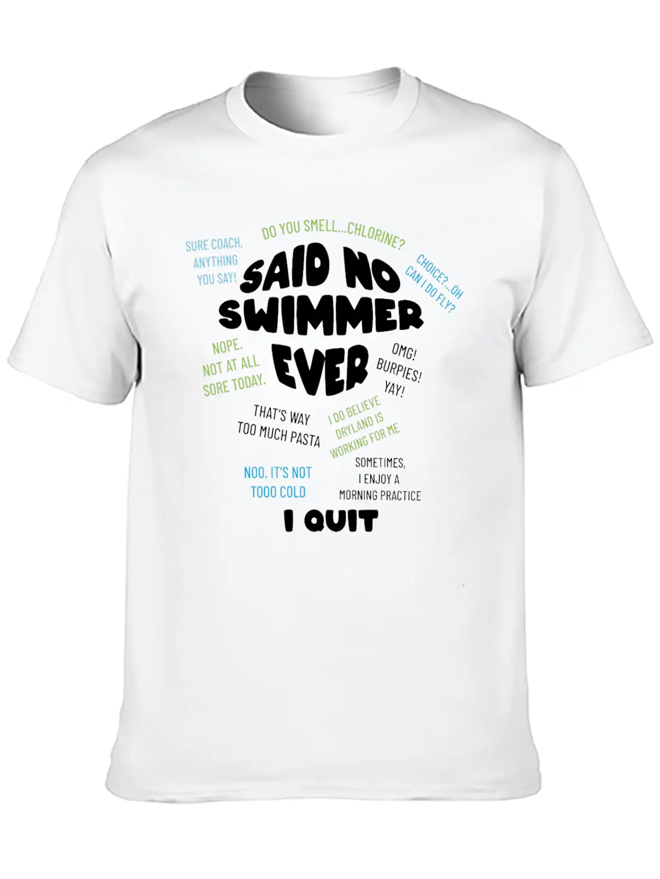 Competitive Swimmer, Swimming Stylish Everyday T-Shirt – Unisex Basic Cotton Tee