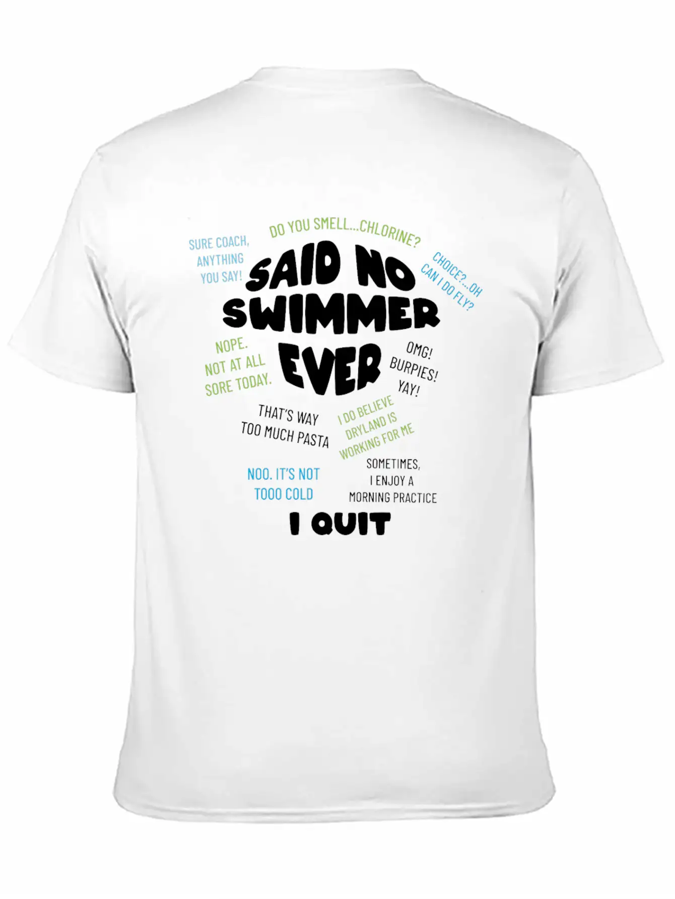 Competitive Swimmer, Swimming Stylish Everyday T-Shirt – Unisex Basic Cotton Tee