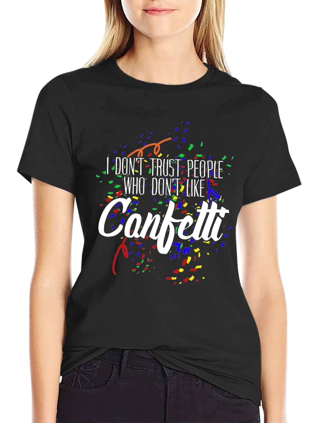 Confetti Party Carnival Carnival Basic Graphic T-Shirt – Daily Comfort In Soft Cotton