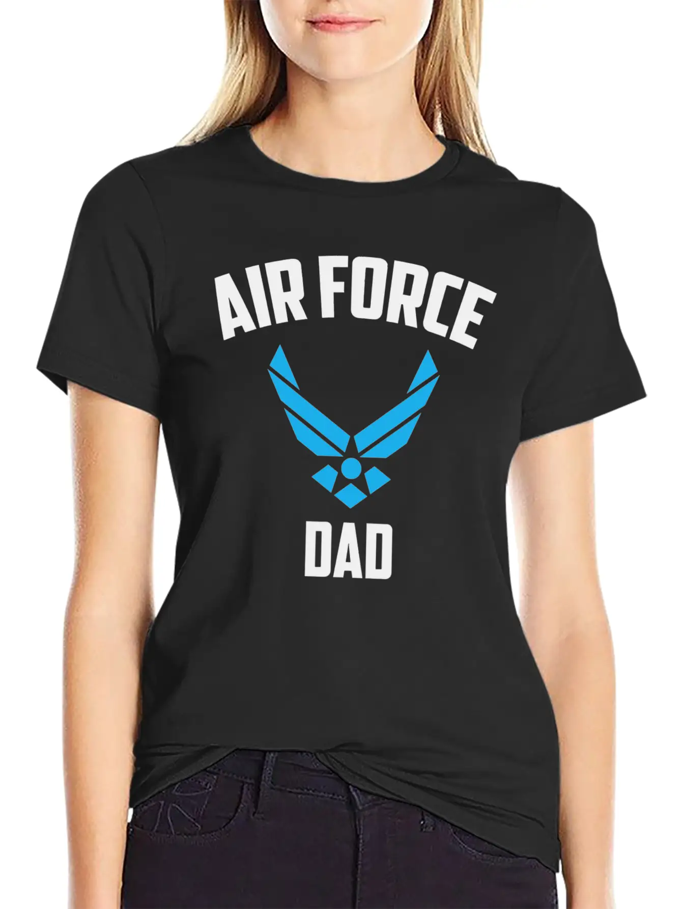 Cool Air Force Dad Best Proud Military Breathable Graphic T-Shirt – Perfect For Casual Days
