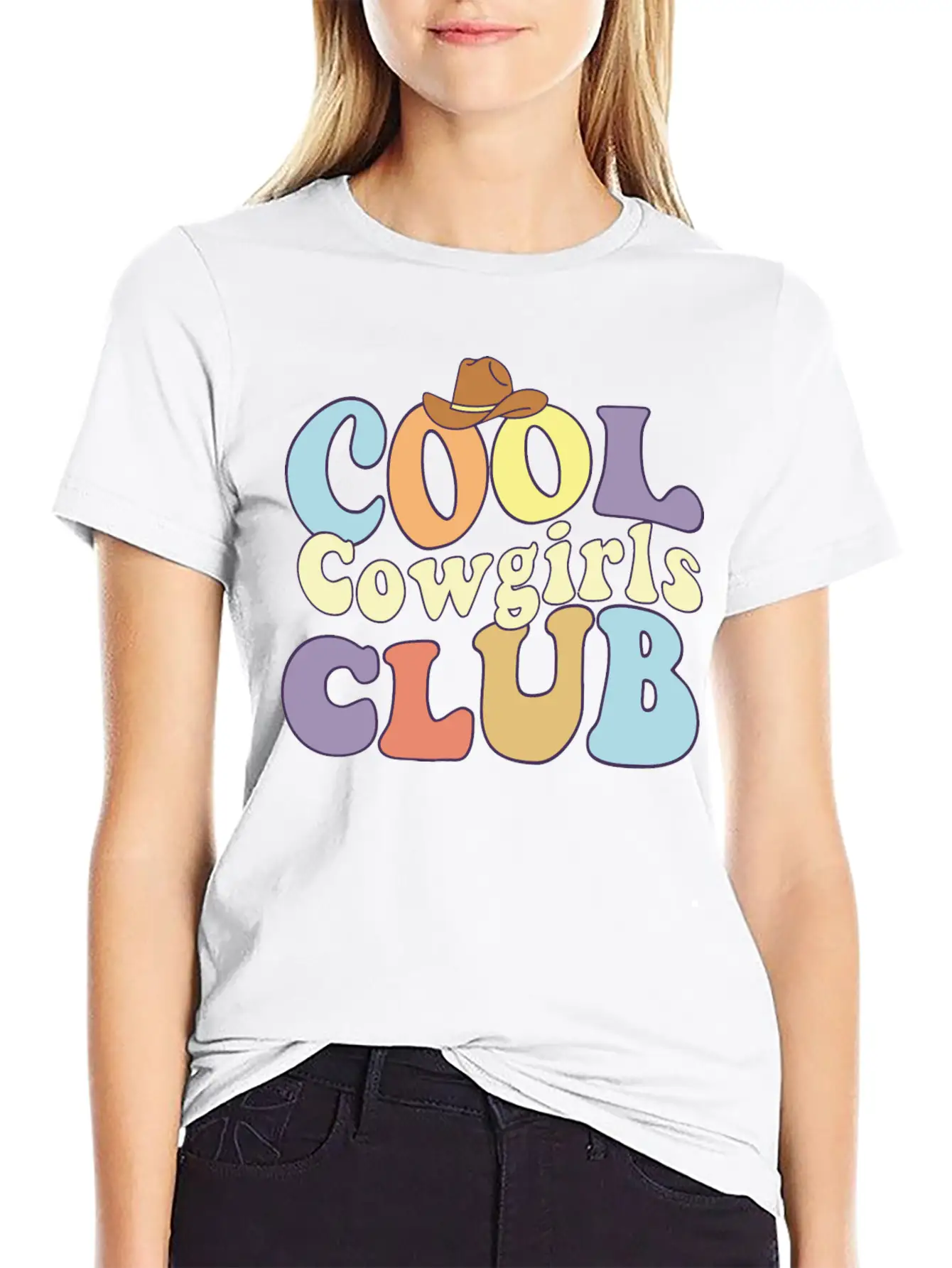 Cool Cowgirls Club Rodeo Southern Girls Crew Love Basic Graphic T-Shirt – Daily Comfort In Soft Cotton