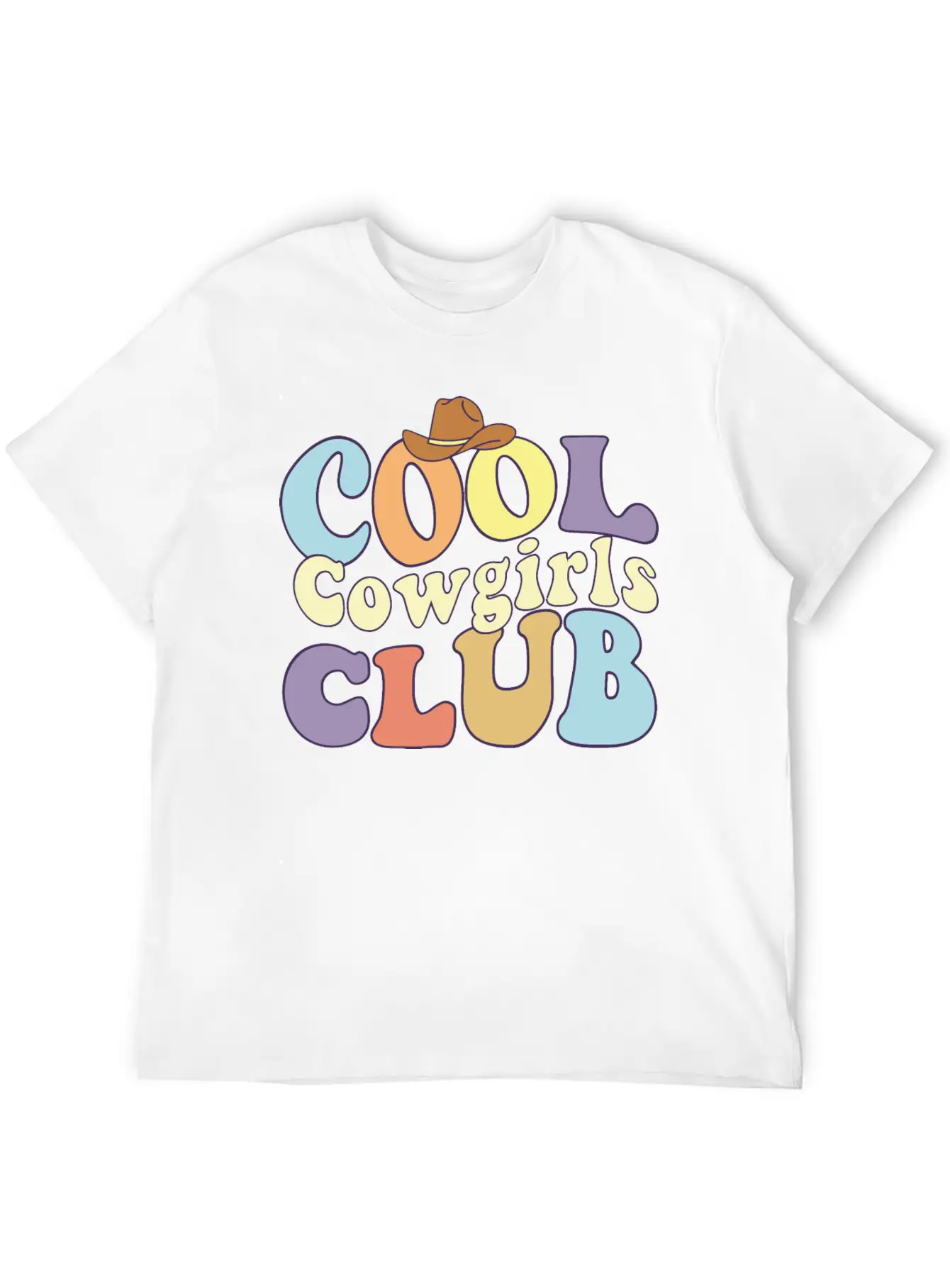 Cool Cowgirls Club Rodeo Southern Girls Crew Love Basic Graphic T-Shirt – Daily Comfort In Soft Cotton