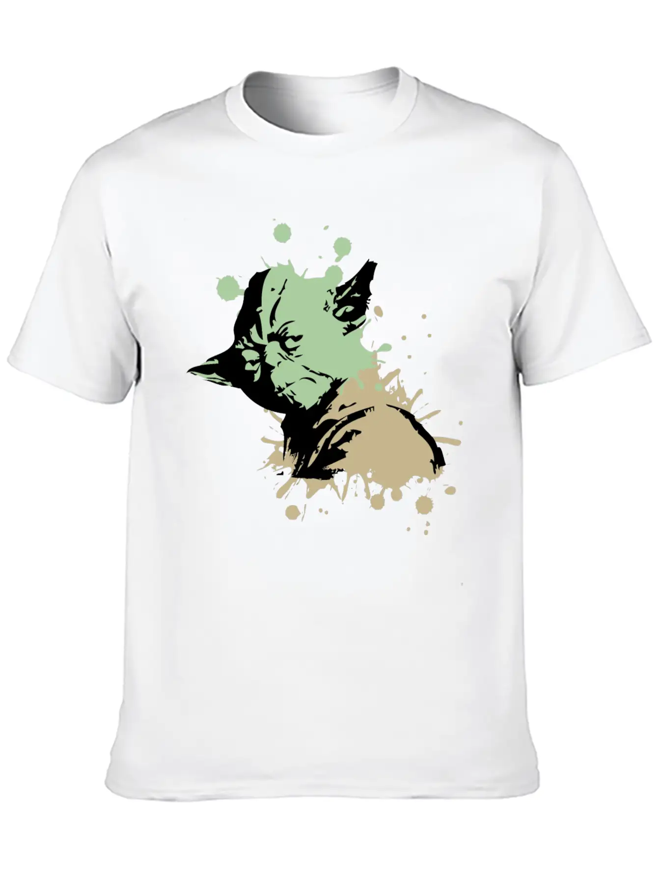 Cool Star Wars Yoda Art Stylish Everyday T-Shirt – Unisex Basic Cotton Tee