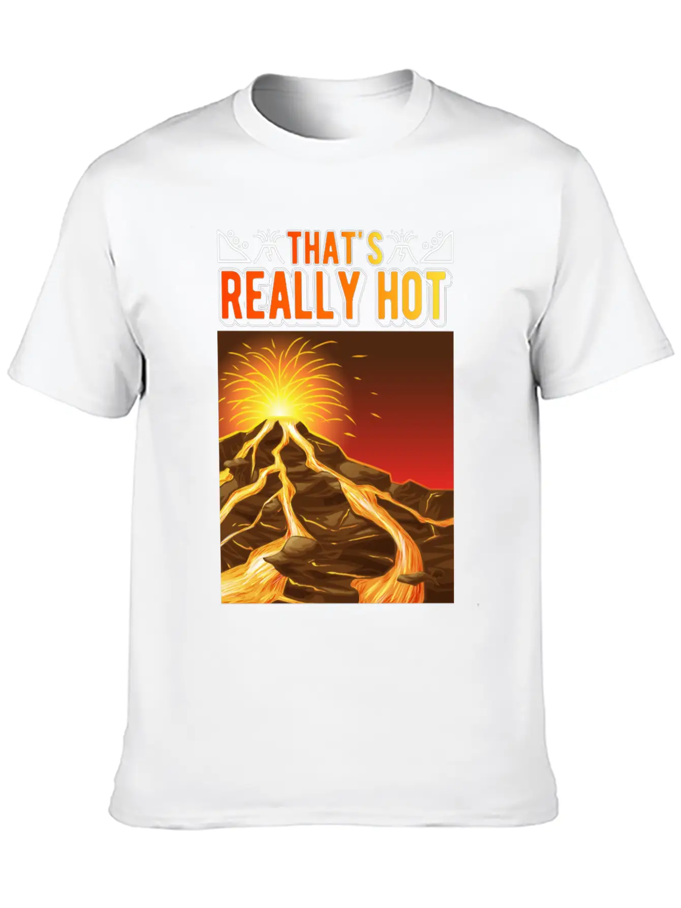Cool Volcano Boys Girls Geology Lover Stylish Everyday T-Shirt – Unisex Basic Cotton Tee