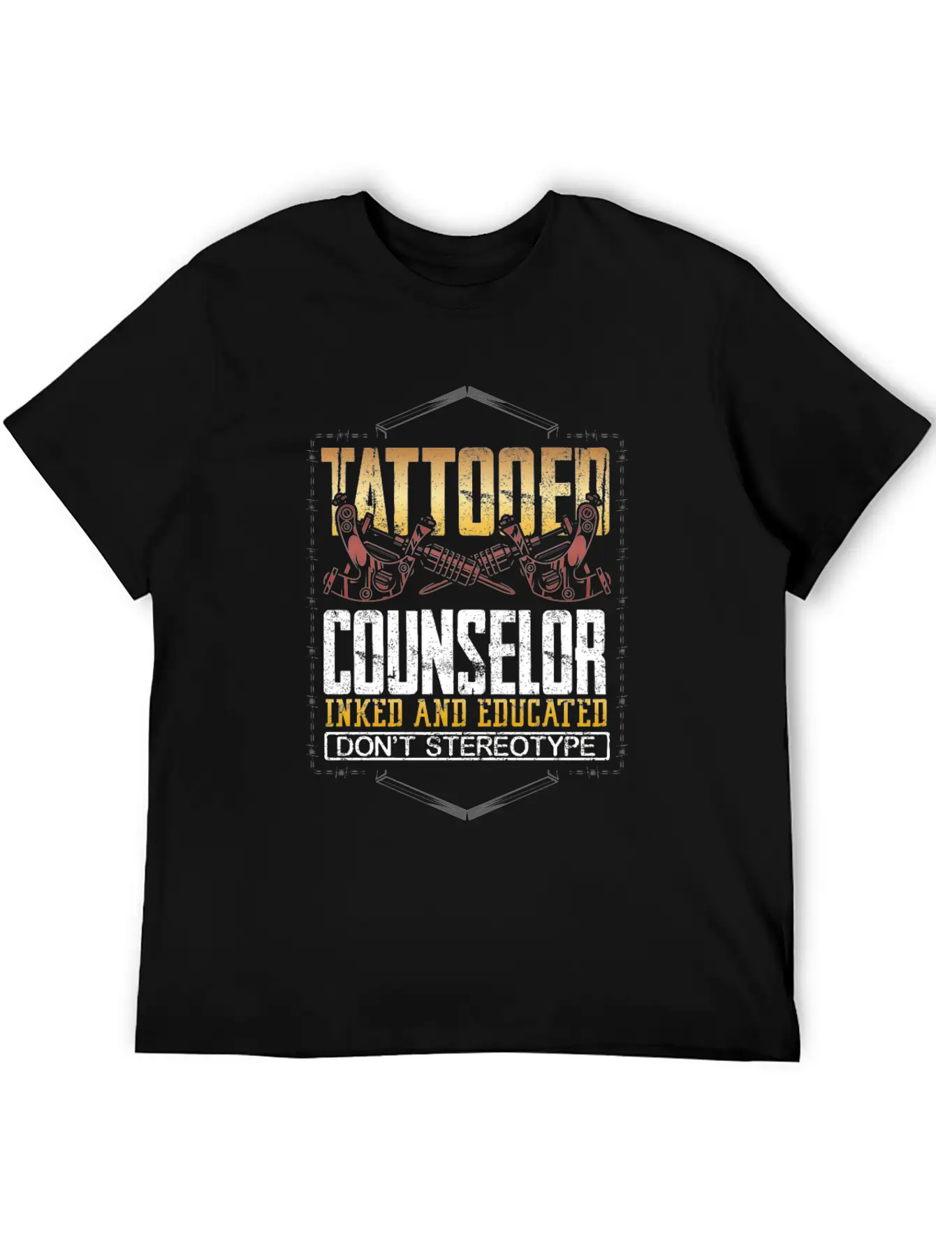 Counselor Gift Tattooed Counselor Inked And Relaxed Everyday Tee – Lightweight And Durable Cotton