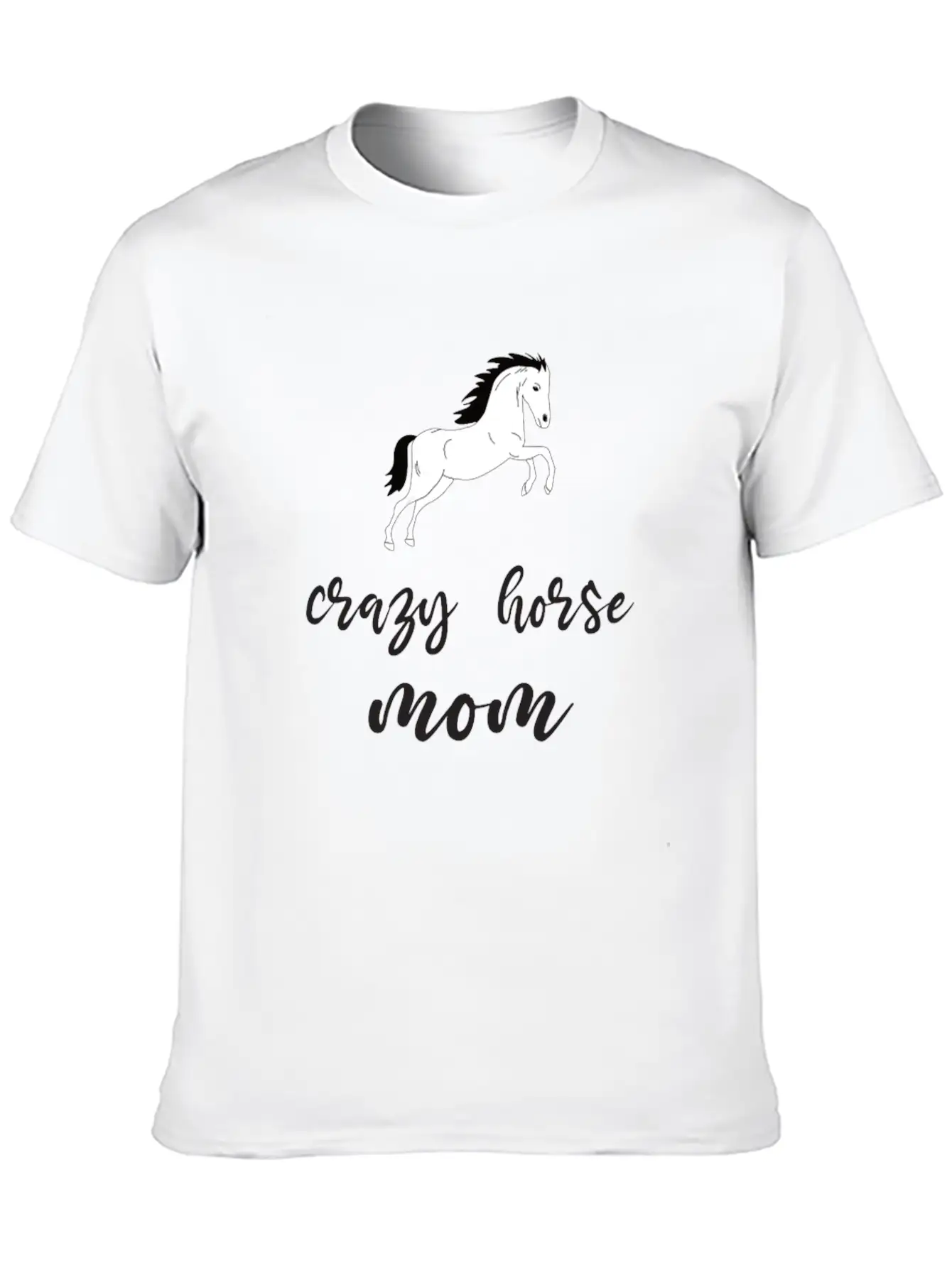 Crazy Horse Mom Basic Graphic T-Shirt – Daily Comfort In Soft Cotton