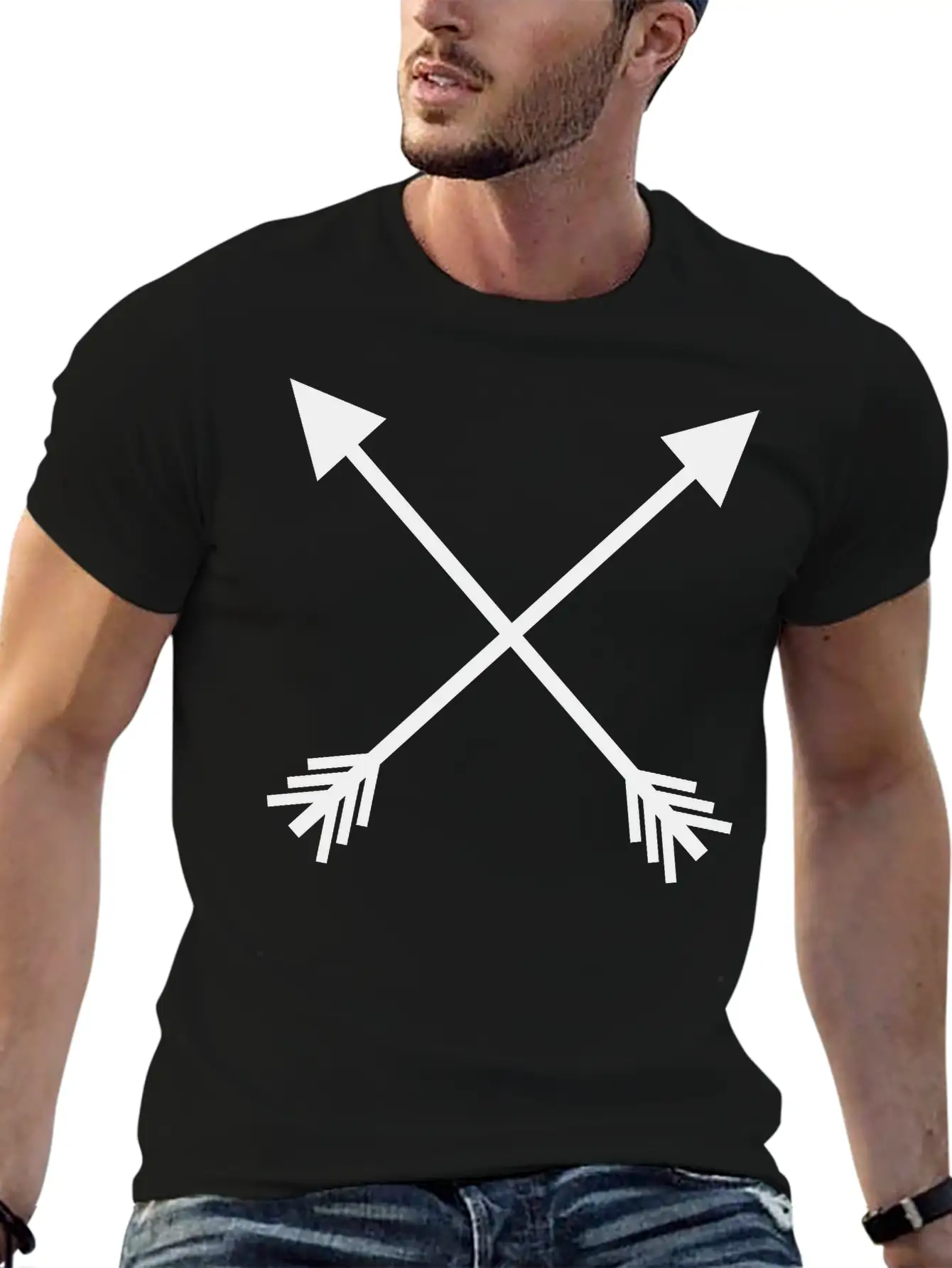 Crossed Arrows Basic Graphic T-Shirt – Daily Comfort In Soft Cotton
