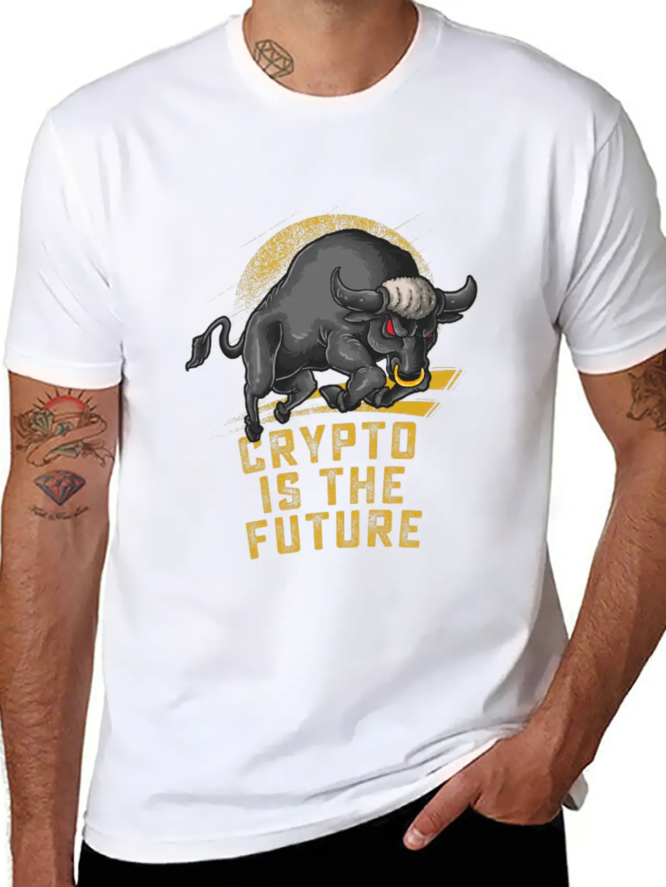 Crypto Is The Future Relaxed Everyday Tee – Lightweight And Durable Cotton