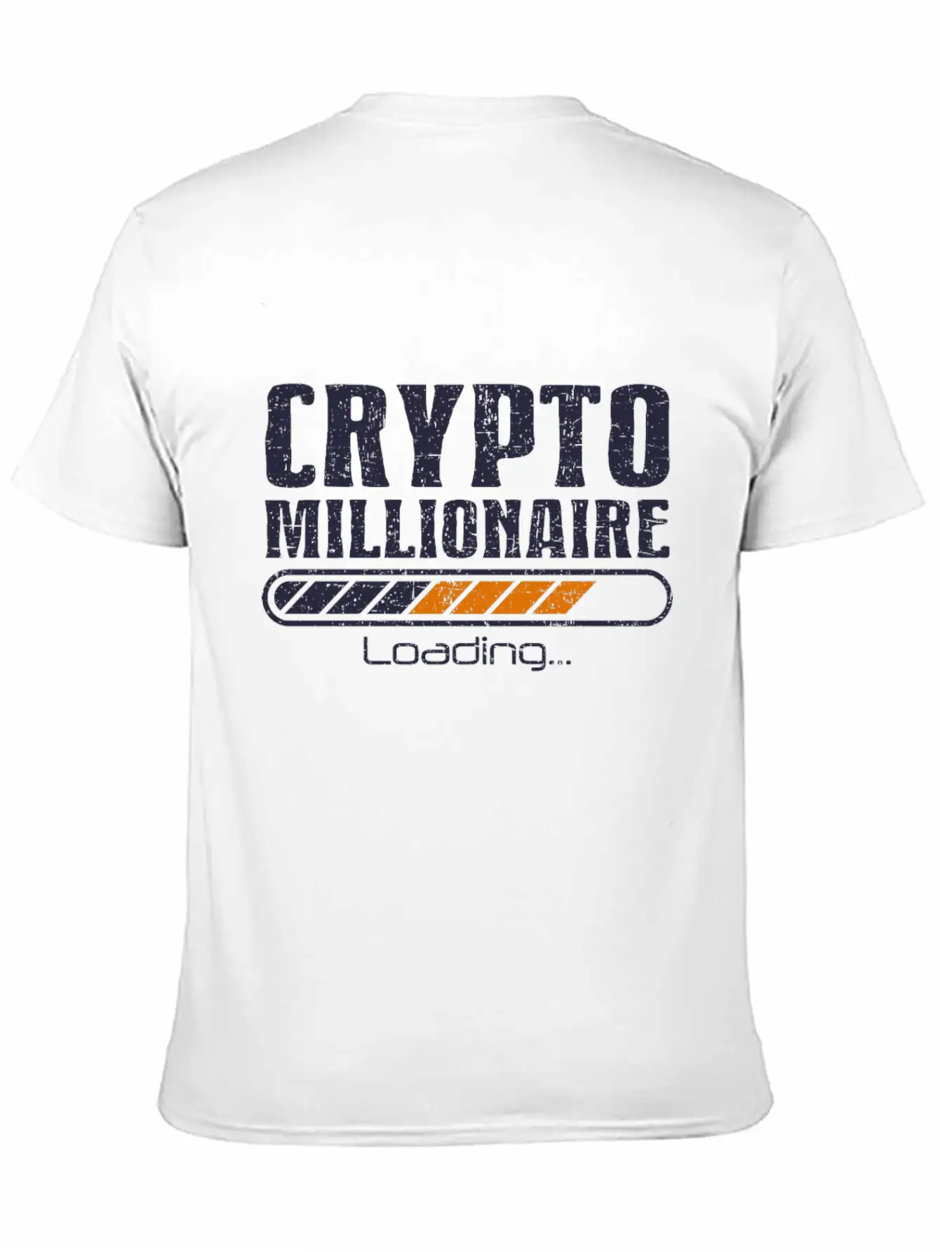 Crypto Millionaire Funny Bitcoin Crypto Simple Everyday Graphic Tee – Lightweight Summer Wear