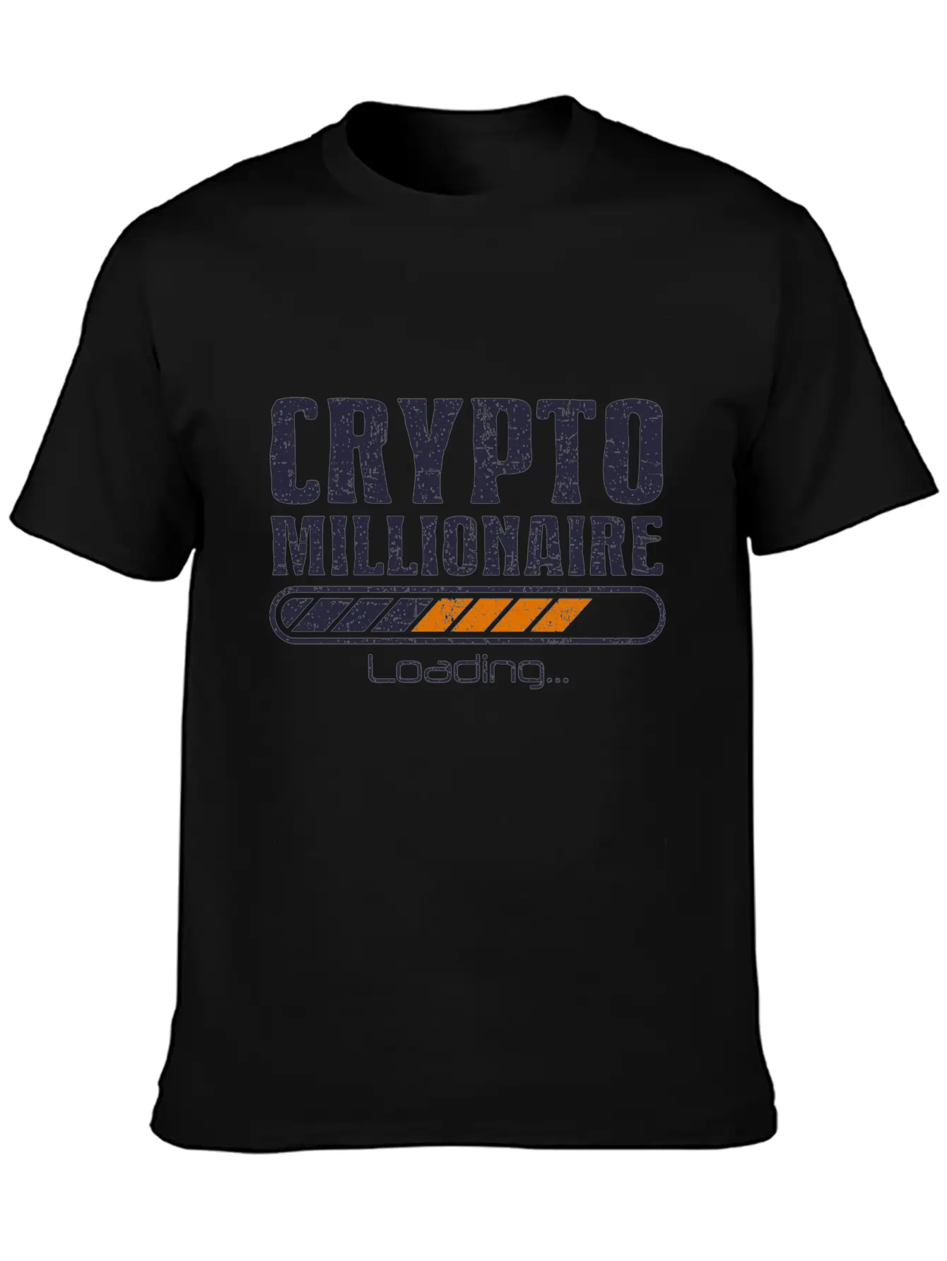 Crypto Millionaire Funny Bitcoin Crypto Simple Everyday Graphic Tee – Lightweight Summer Wear