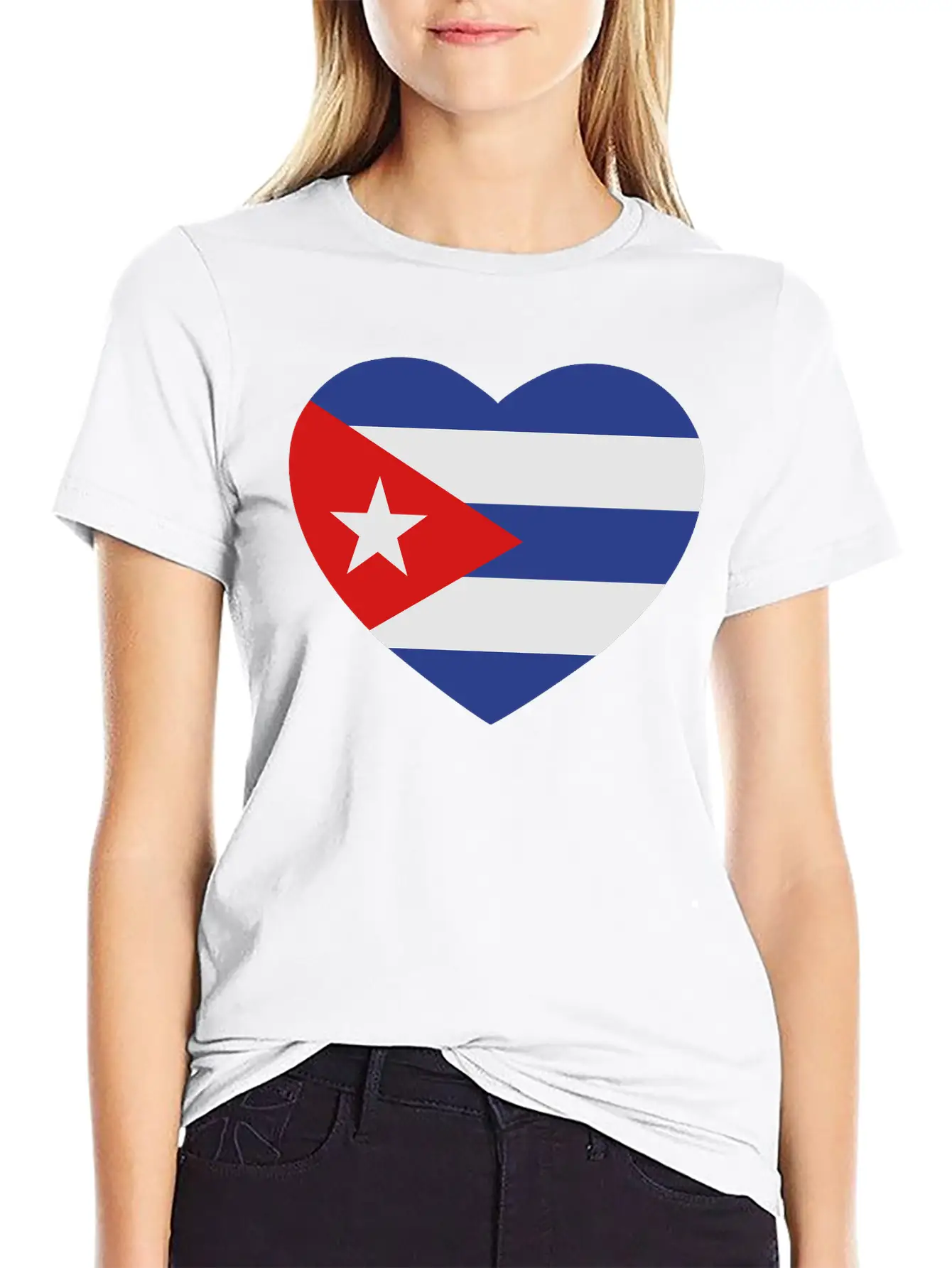 Cuban Heart Basic Graphic T-Shirt – Daily Comfort In Soft Cotton