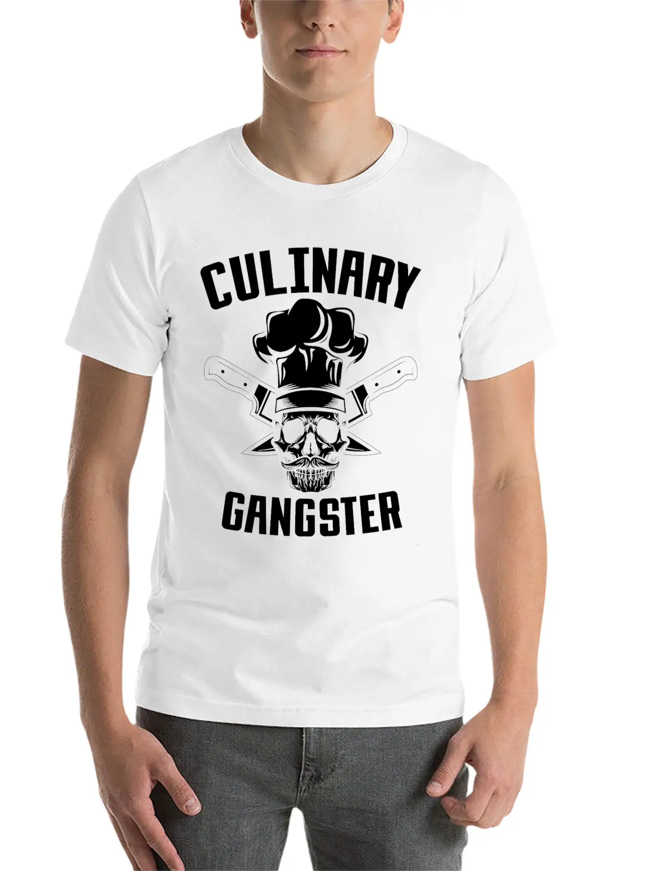 Culinary Gangser, Cook, Cooking, Chef Basic Graphic T-Shirt – Daily Comfort In Soft Cotton