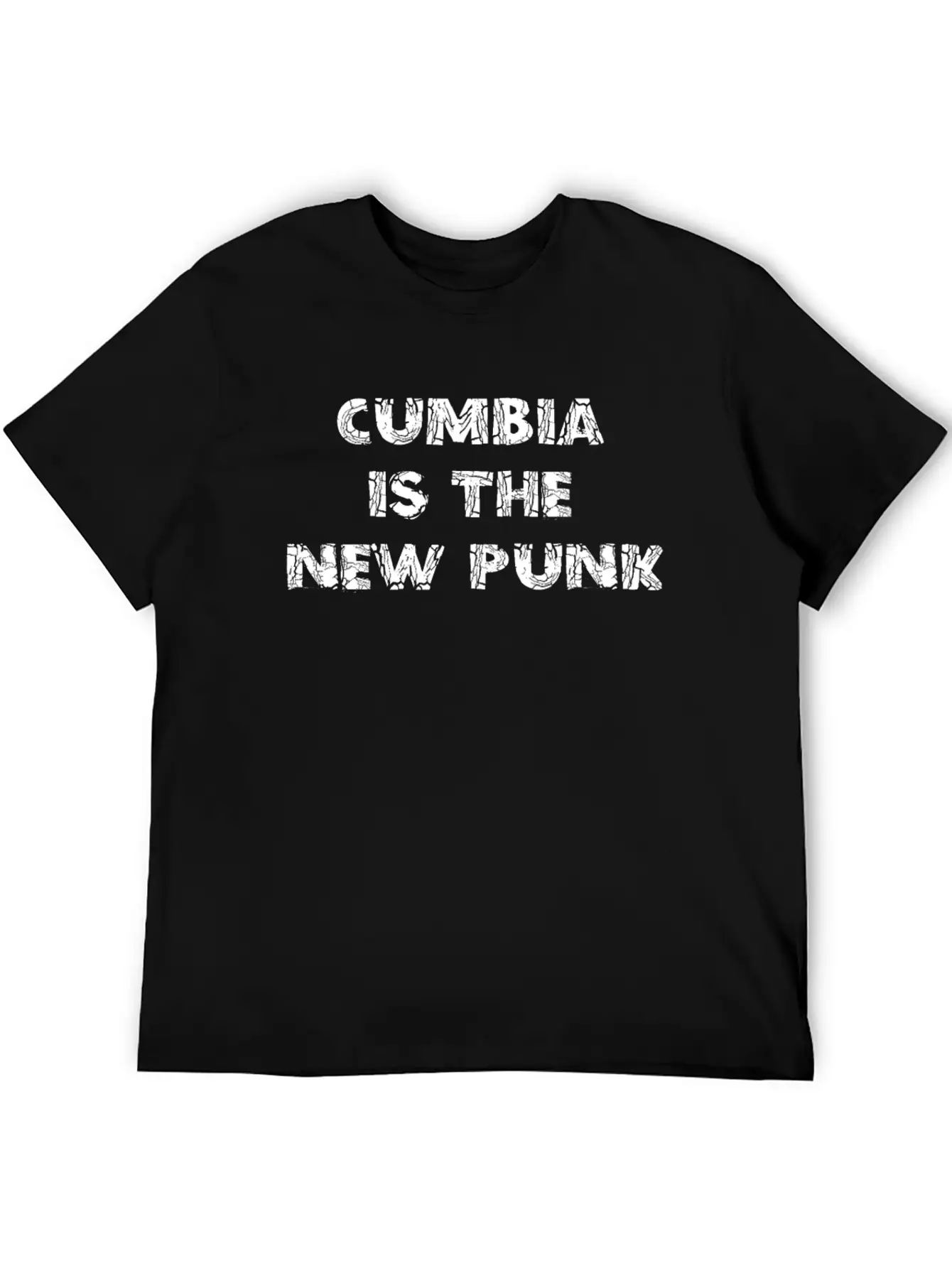 Cumbia Is The New Punk For Cumbia Punk Lovers Funn Basic Graphic T-Shirt – Daily Comfort In Soft Cotton