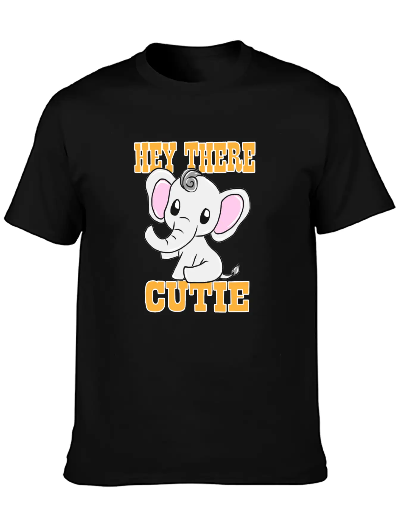 Cute Elephant Stylish Everyday T-Shirt – Unisex Basic Cotton Tee