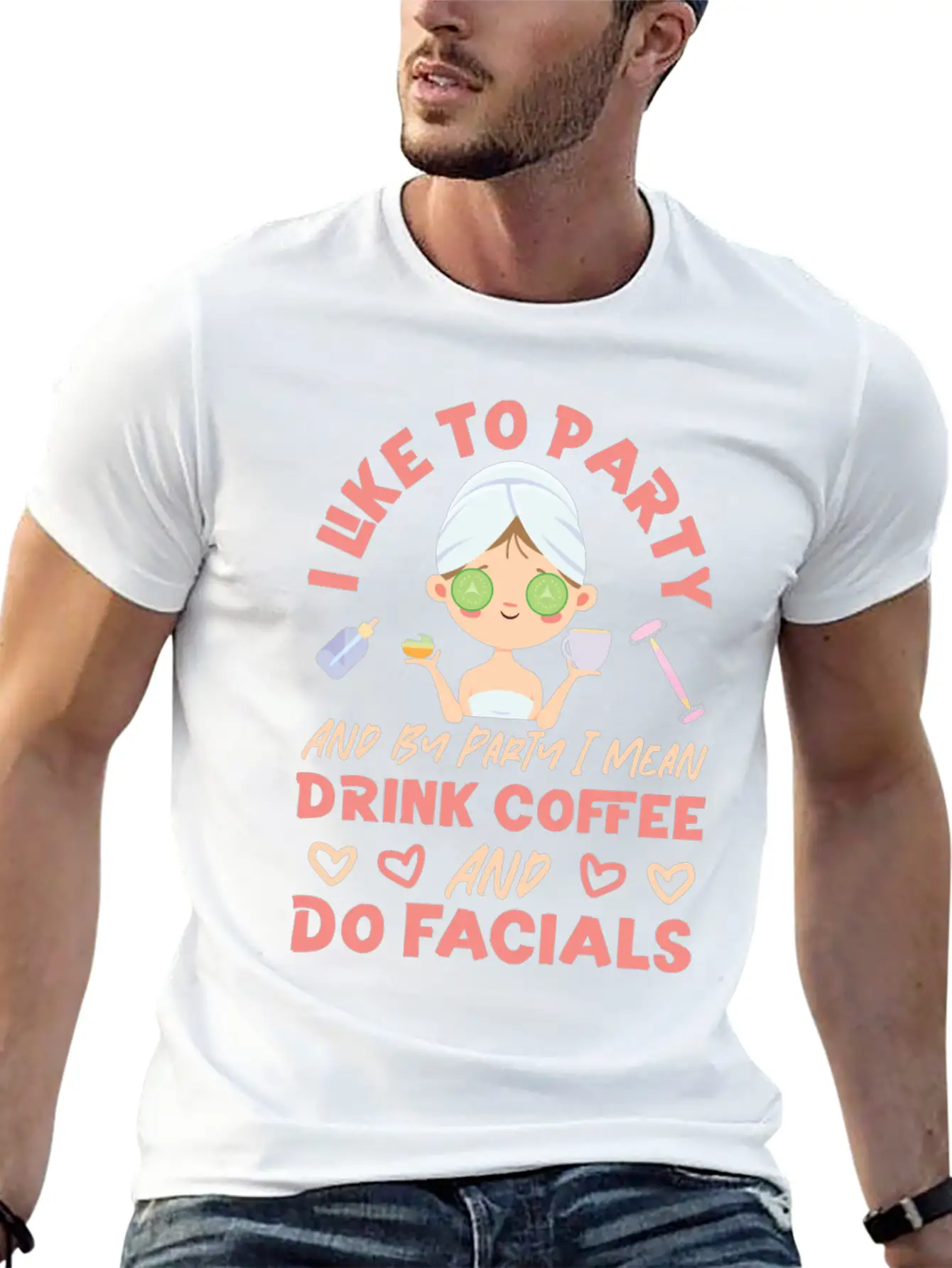 Cute Esthetician Skincare Stylish Everyday T-Shirt – Unisex Basic Cotton Tee
