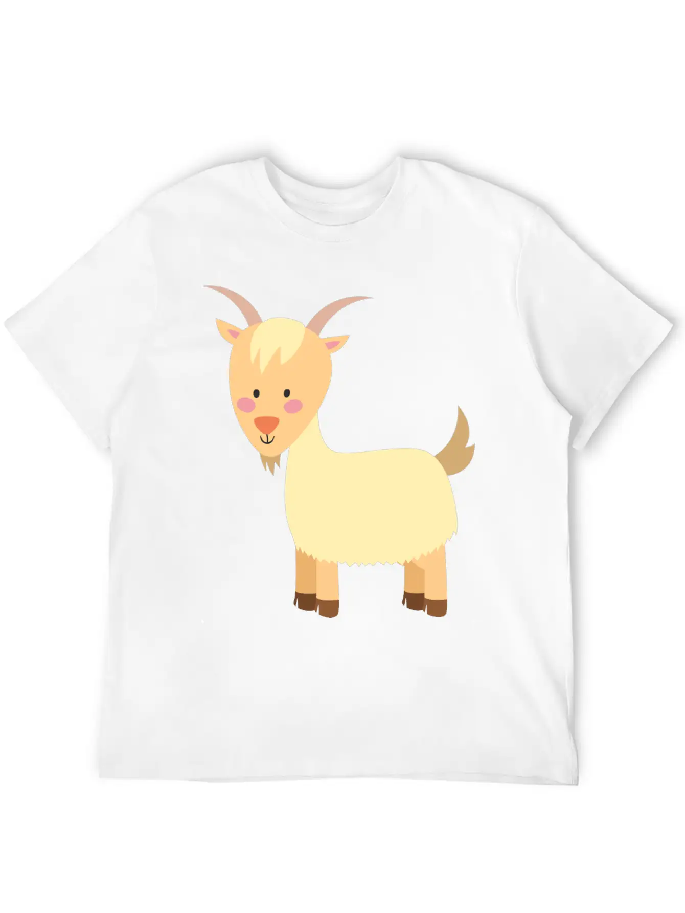 Cute Goat Stylish Everyday T-Shirt – Unisex Basic Cotton Tee