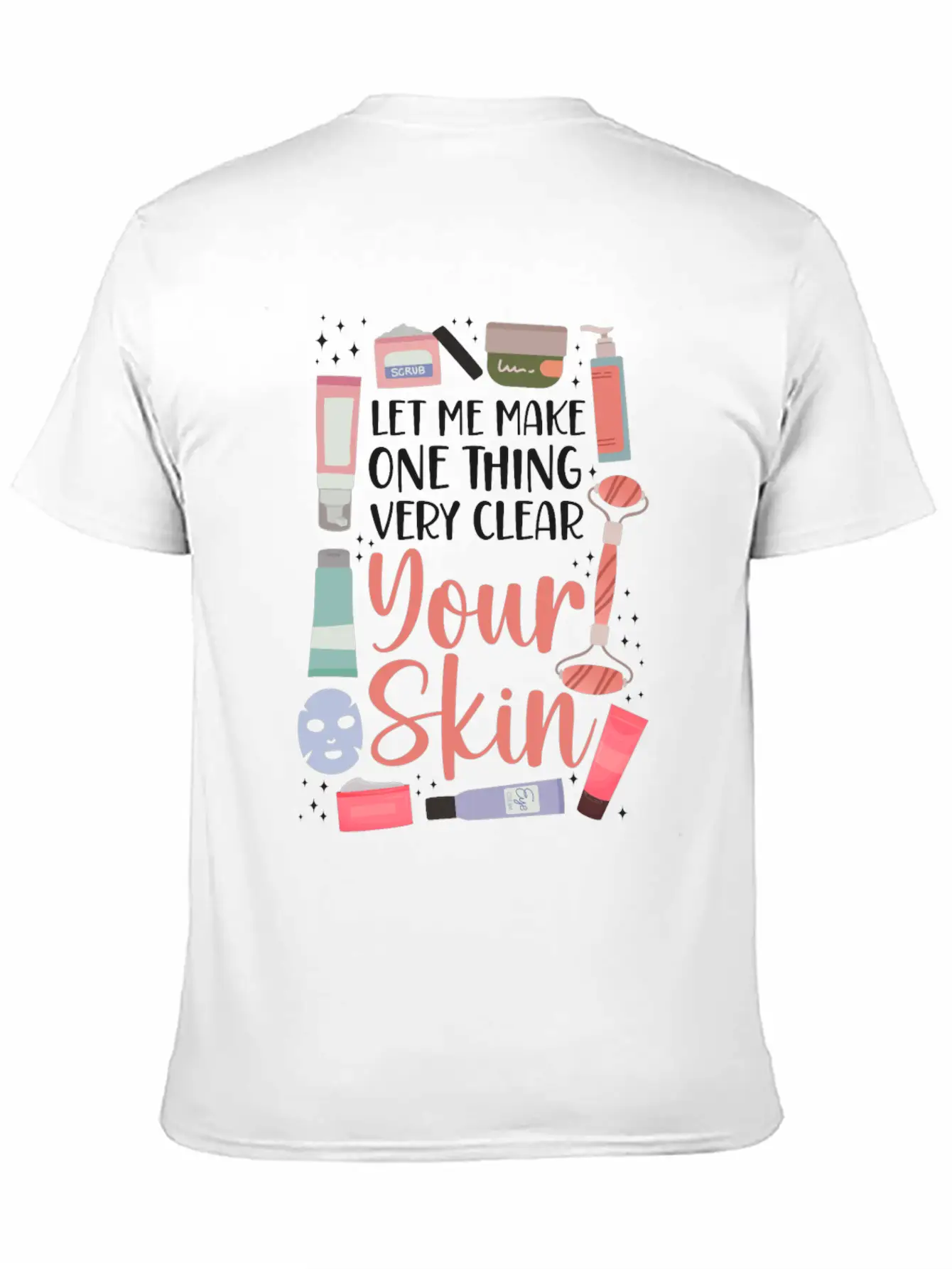 Cute Licensed Esthetician Skincare Basic Graphic T-Shirt – Daily Comfort In Soft Cotton