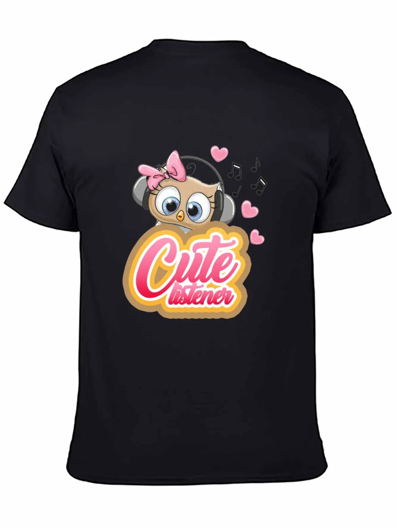 Cute Listener Stylish Everyday T-Shirt – Unisex Basic Cotton Tee