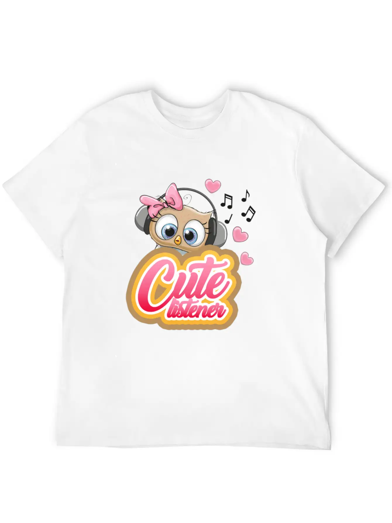 Cute Listener Stylish Everyday T-Shirt – Unisex Basic Cotton Tee