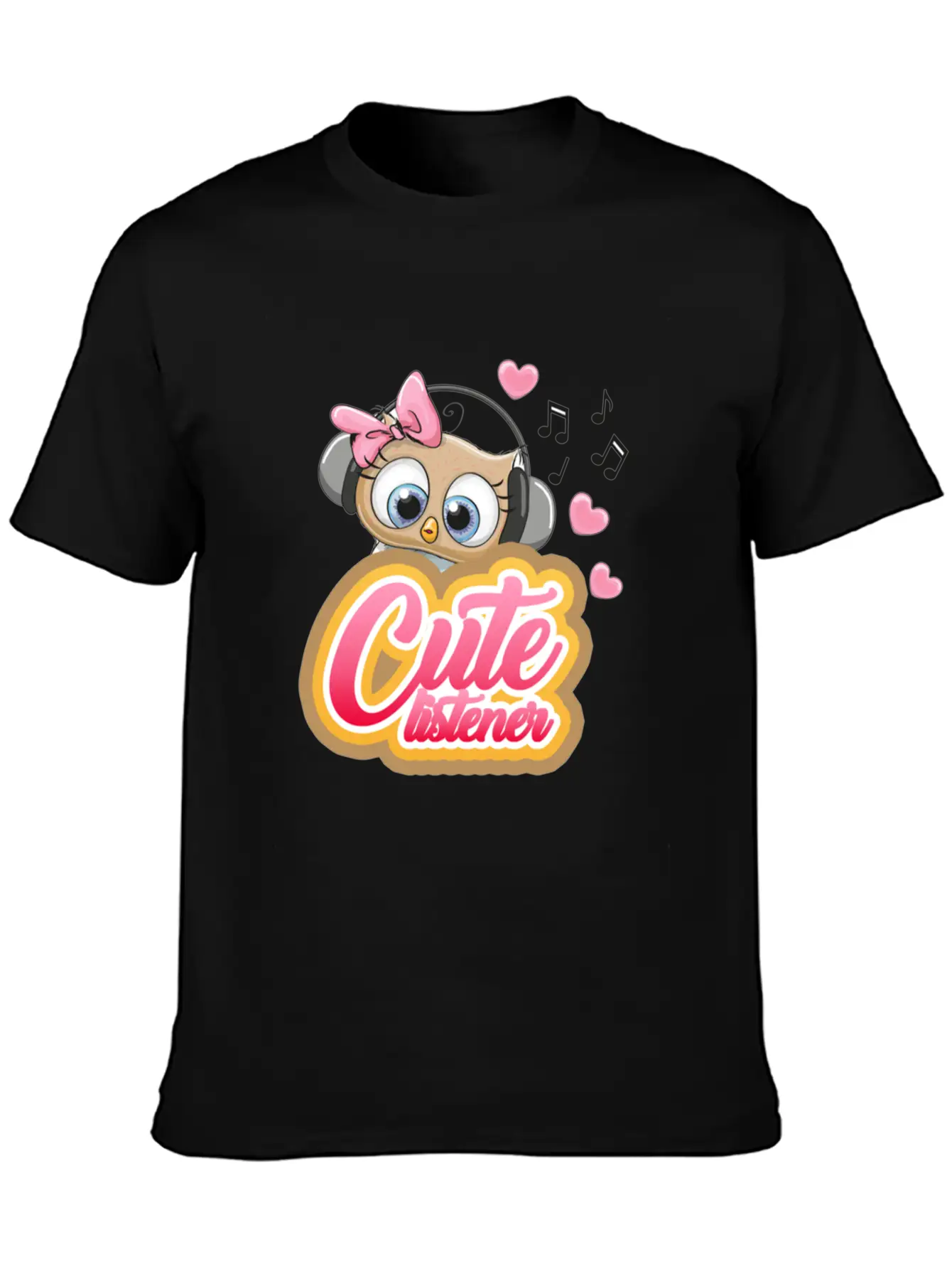 Cute Listener Stylish Everyday T-Shirt – Unisex Basic Cotton Tee