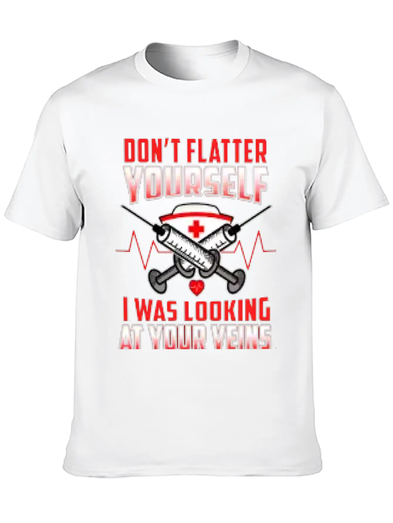 Cute Nurse Unisex Casual T-Shirt – Clean Design For Daily Comfort