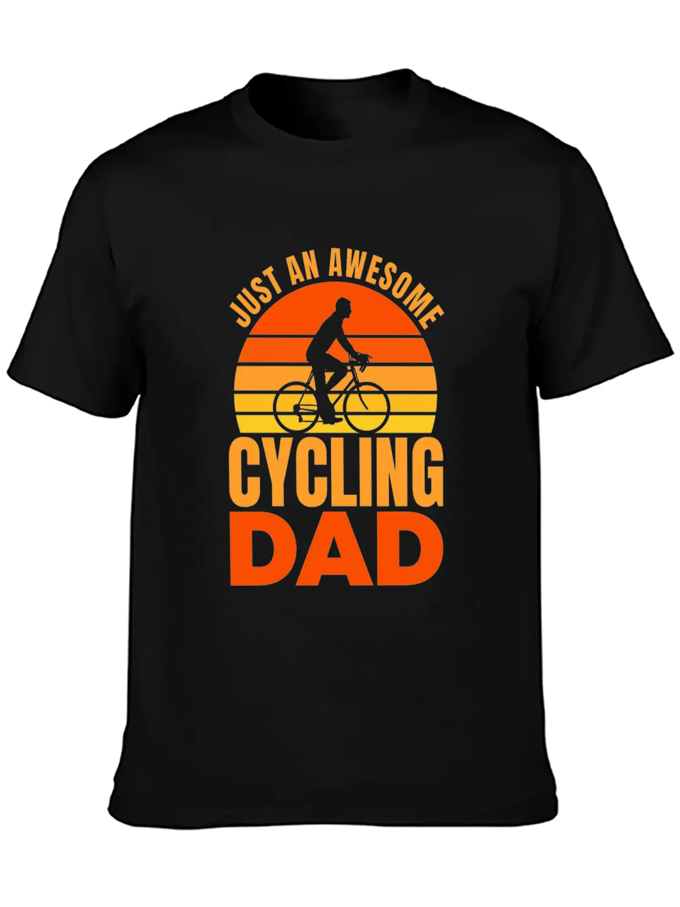 Cycling Dad Breathable Graphic T-Shirt – Perfect For Casual Days