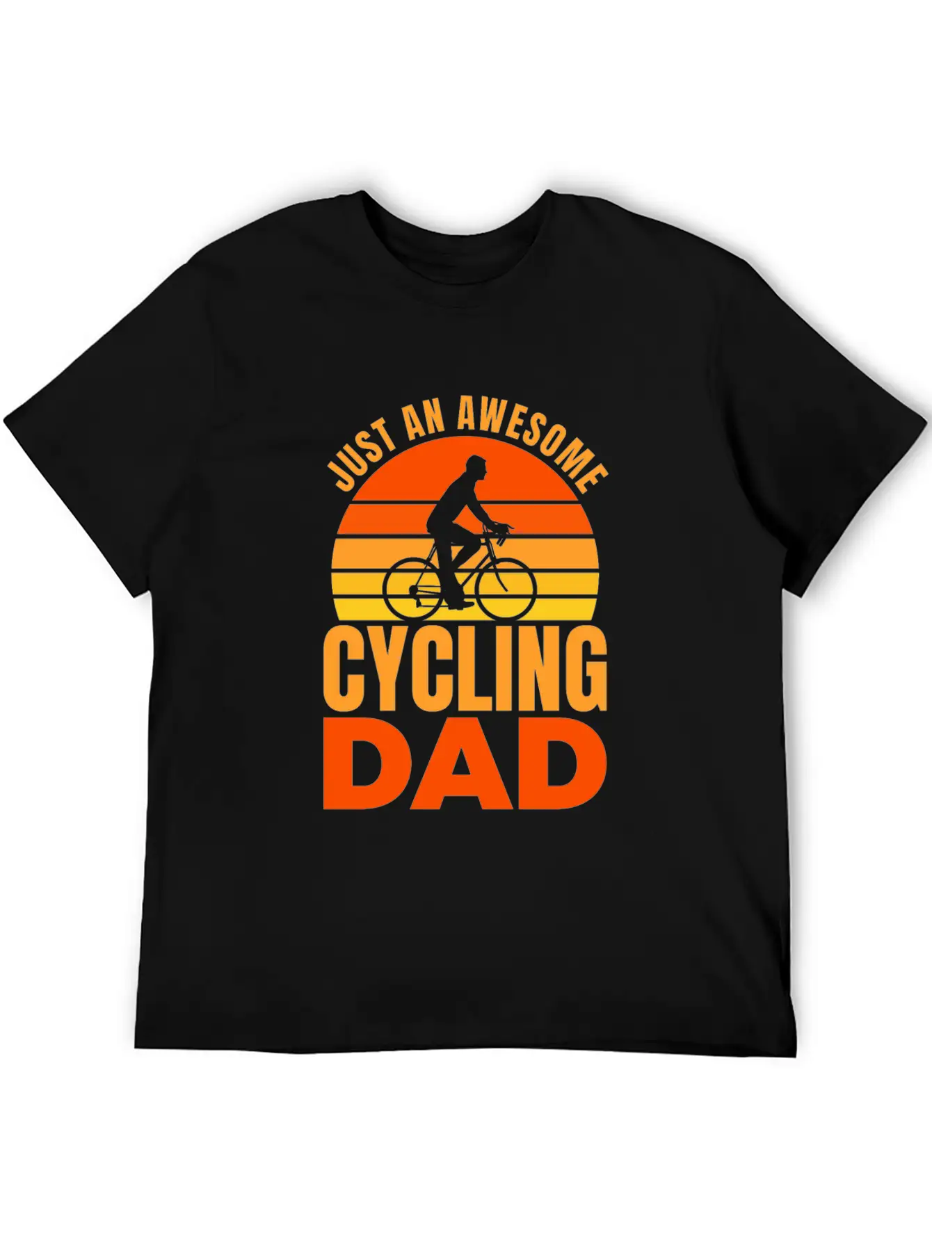 Cycling Dad Breathable Graphic T-Shirt – Perfect For Casual Days