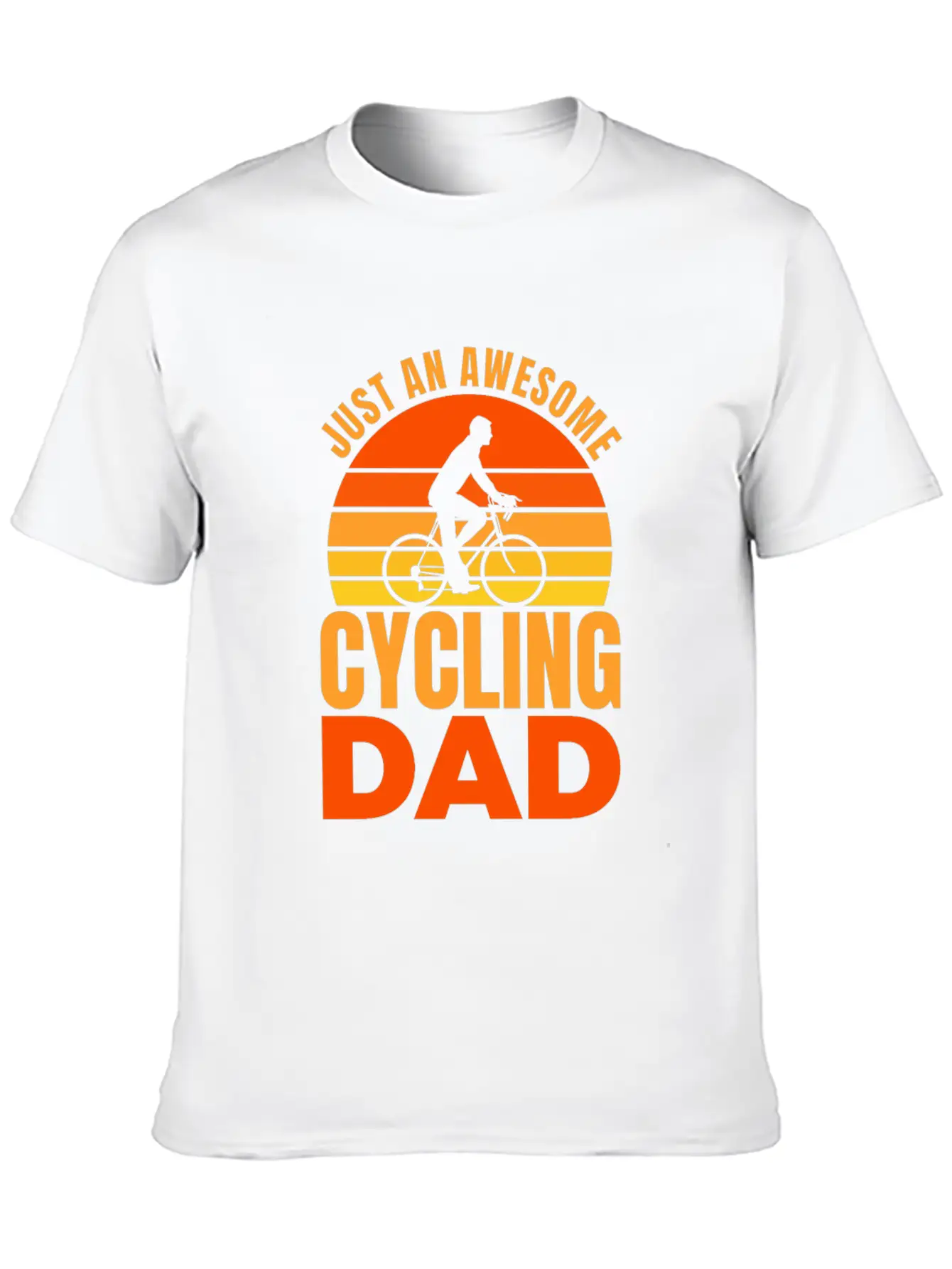 Cycling Dad Breathable Graphic T-Shirt – Perfect For Casual Days