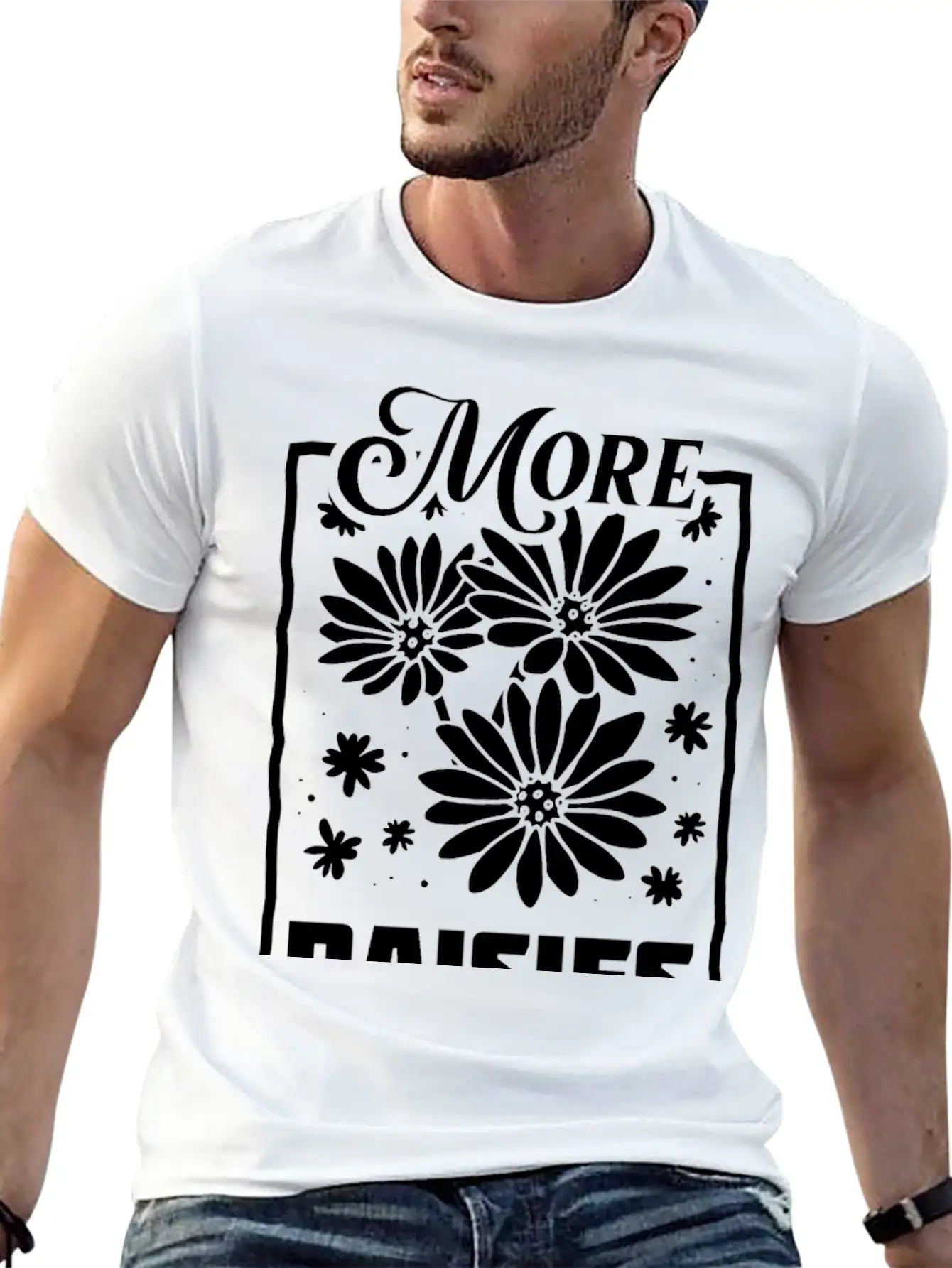 Daisy Garden Gardening Gardener Basic Graphic T-Shirt – Daily Comfort In Soft Cotton