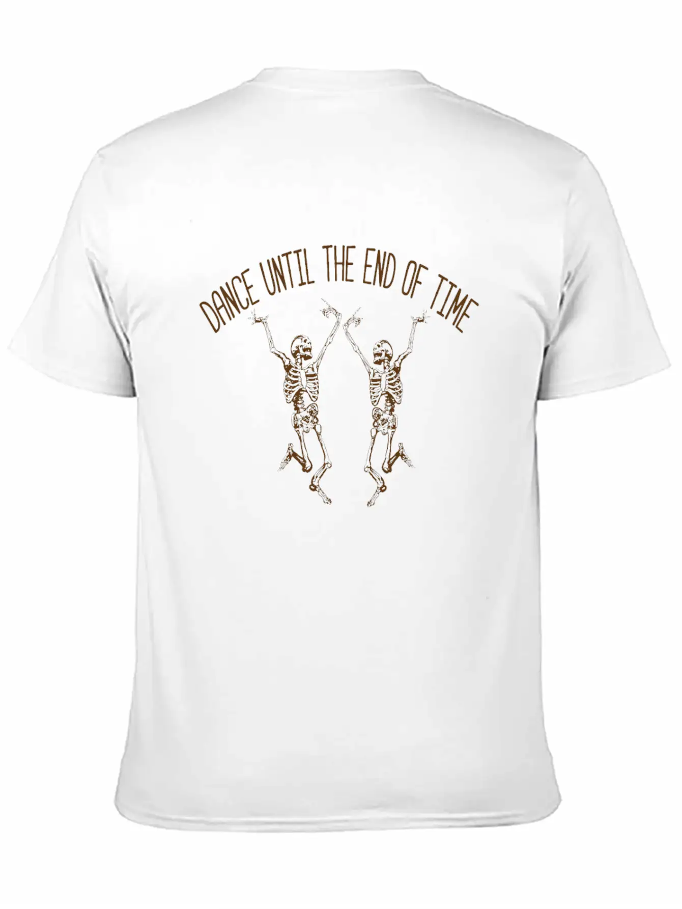 Dance Till The End Of Time Dancer Skeleton Dead Basic Graphic T-Shirt – Daily Comfort In Soft Cotton